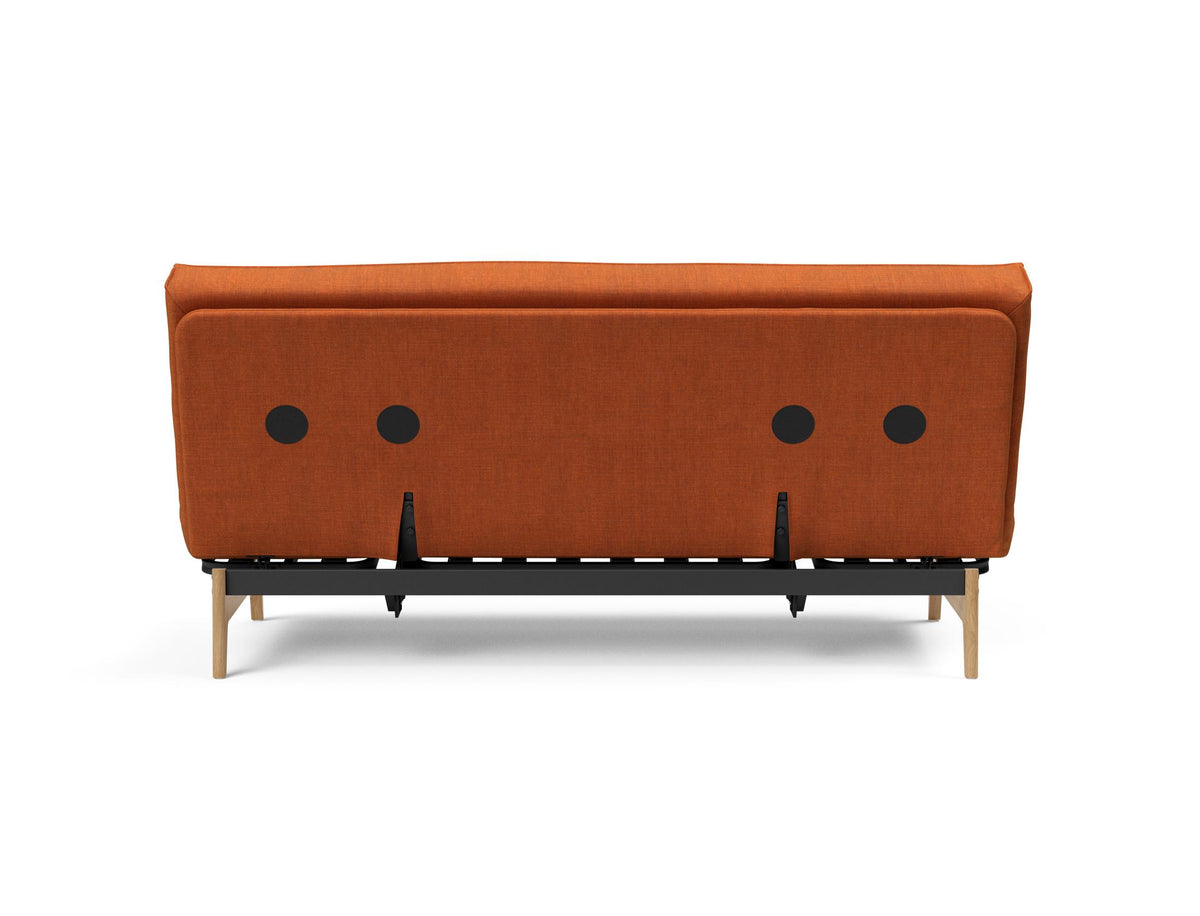 Aslak 140 Bettsofa Sharp Plus Cover Soft Spring in 412 Esina Rust Orange präsentiert im Onlineshop von KAQTU Design AG. Bettsofa ist von Innovation Living