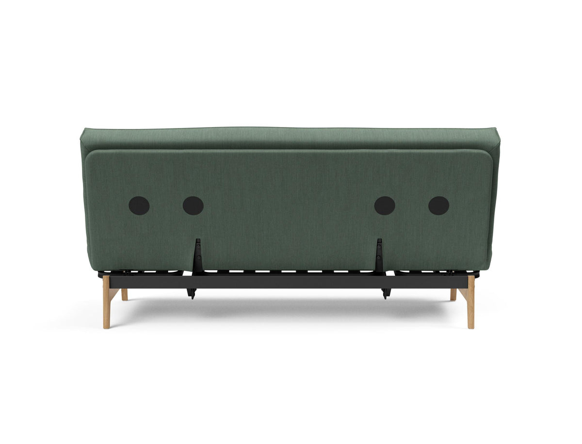 Aslak 140 Bettsofa Sharp Plus Cover Soft Spring in 518 Elegance Green präsentiert im Onlineshop von KAQTU Design AG. Bettsofa ist von Innovation Living