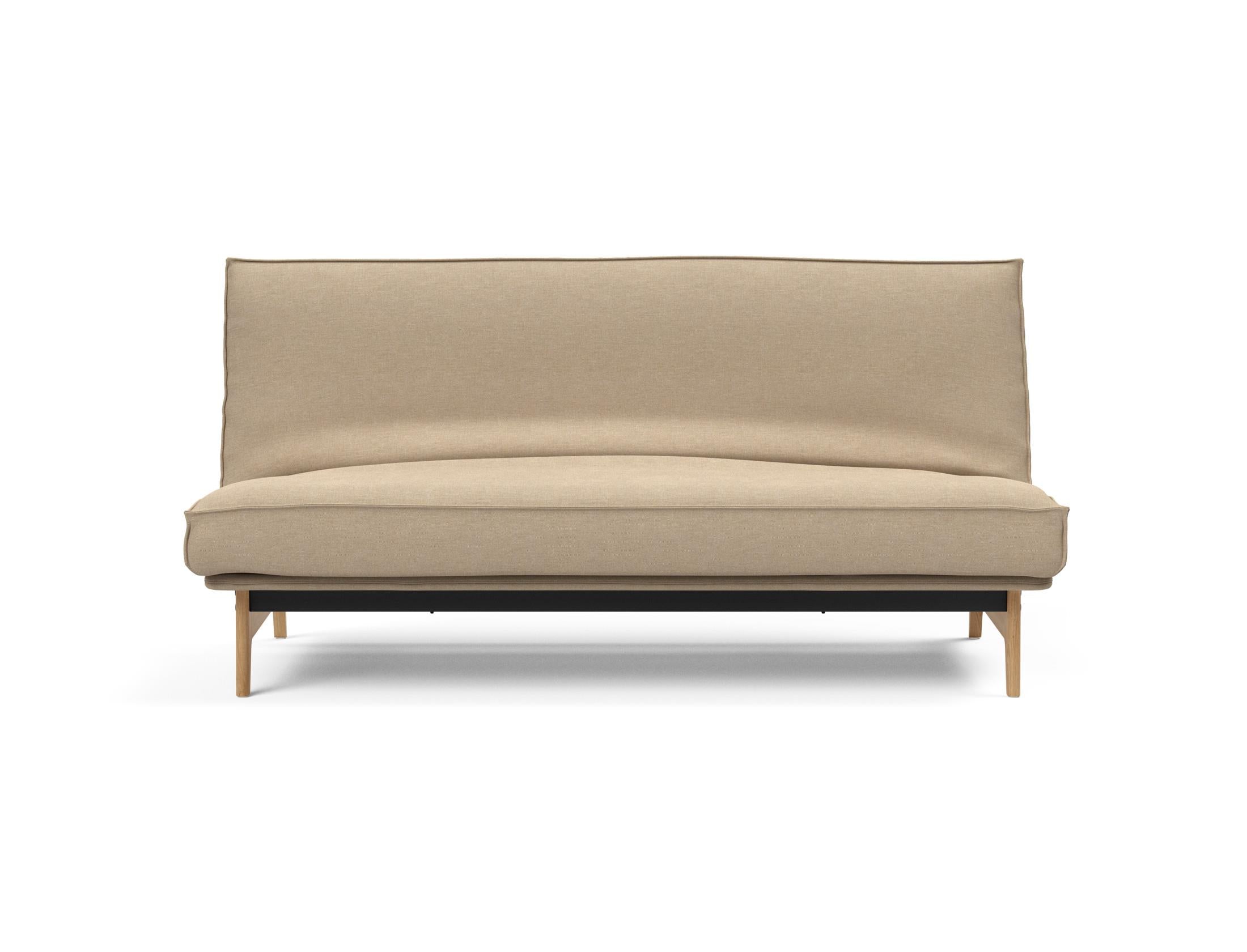 Modernes Aslak 140 Bettsofa mit elegantem Sharp Plus Cover und Soft Spring Gestell, ideal für stilvolle Wohnräume und entspannte Nächte.