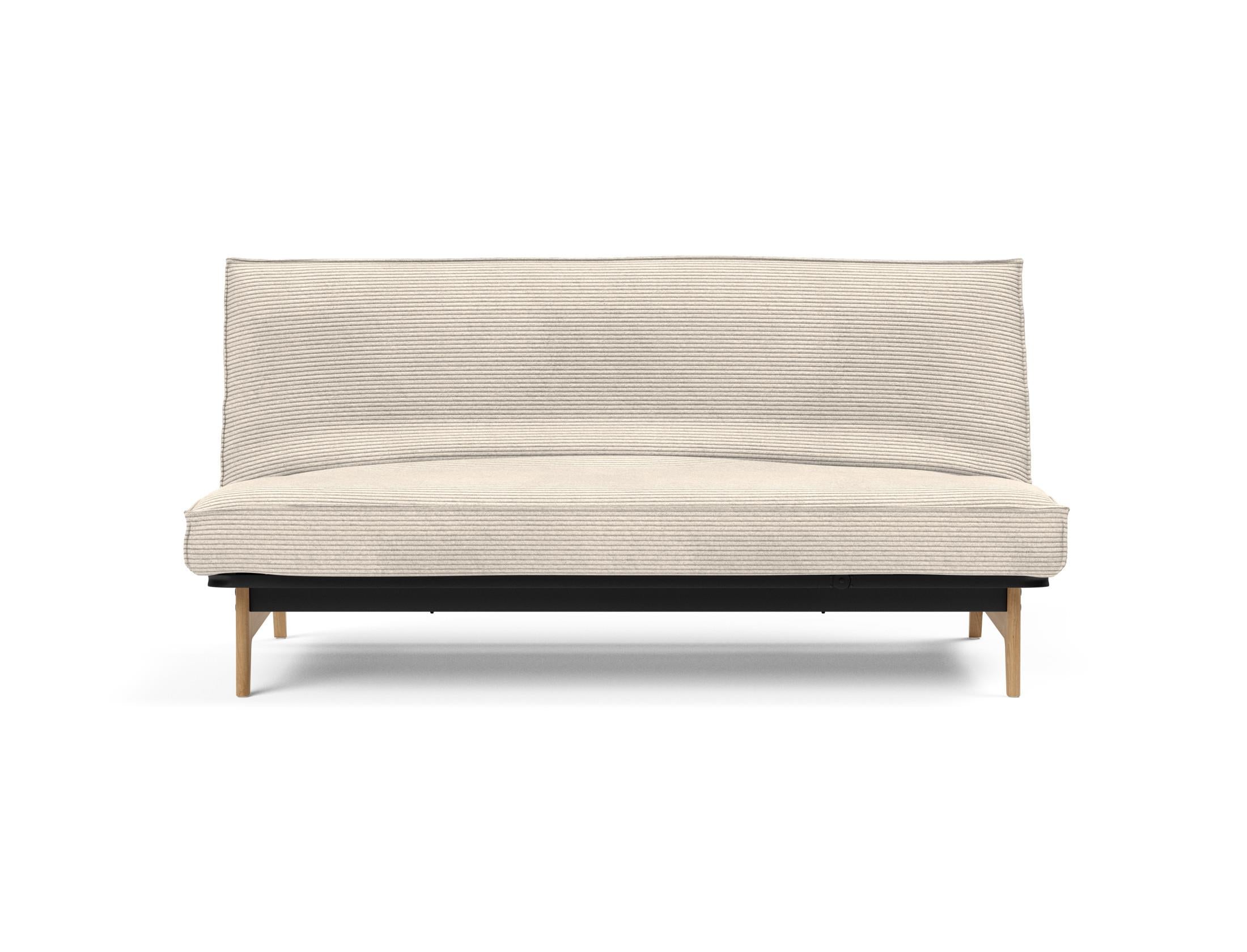 Modernes Aslak 140 Bettsofa mit elegantem Sharp Plus Cover und Soft Spring Gestell, ideal für stilvolle und komfortable Wohnräume.