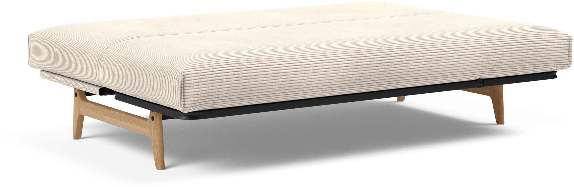 Erleben Sie das Aslak 140 Bettsofa Nordic Cover Classic – skandinavisches Design trifft auf Komfort und vielseitige Matratzenoptionen.