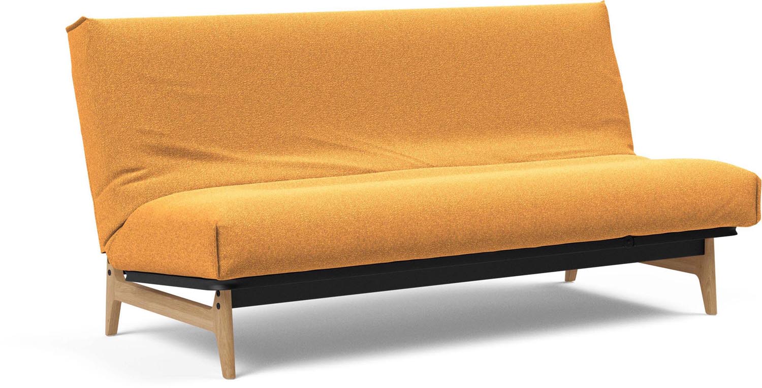 Entdecken Sie das Aslak 140 Bettsofa von Innovation Living – stilvolles skandinavisches Design, vielseitig und mit langlebigem Nordic Cover aus Latex.