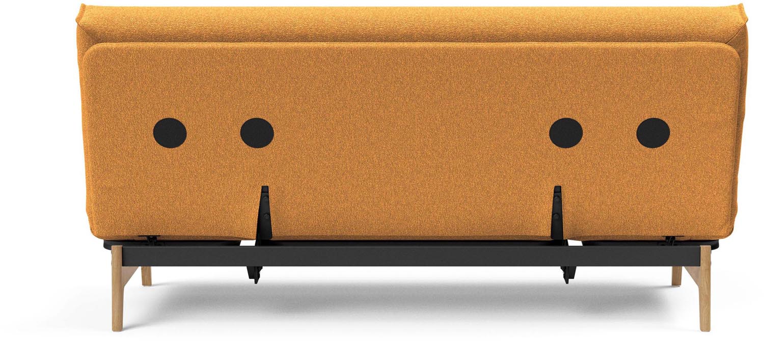 Entdecken Sie das Aslak 140 Bettsofa von Innovation Living – stilvolles skandinavisches Design, vielseitig und mit langlebigem Nordic Cover aus Latex.