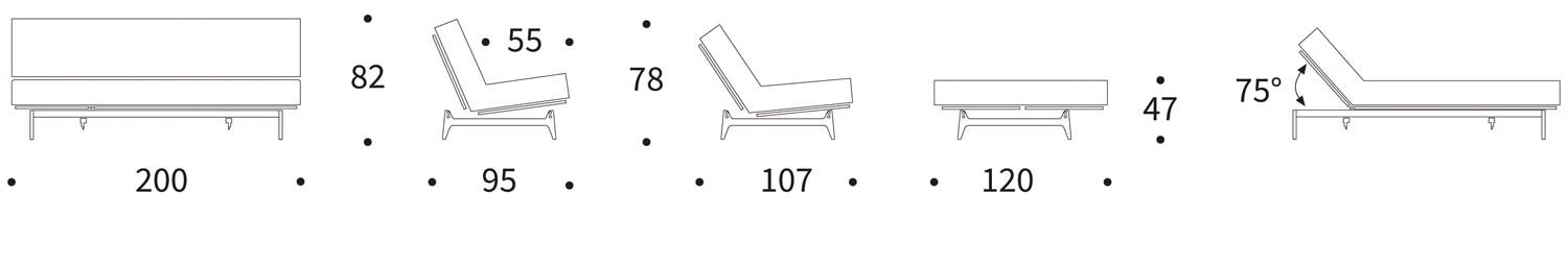 Entdecken Sie das Aslak 120 Bettsofa Nordic Cover: Minimalistisches Design, außergewöhnlicher Komfort und nachhaltige Materialien für Ihr Zuhause.