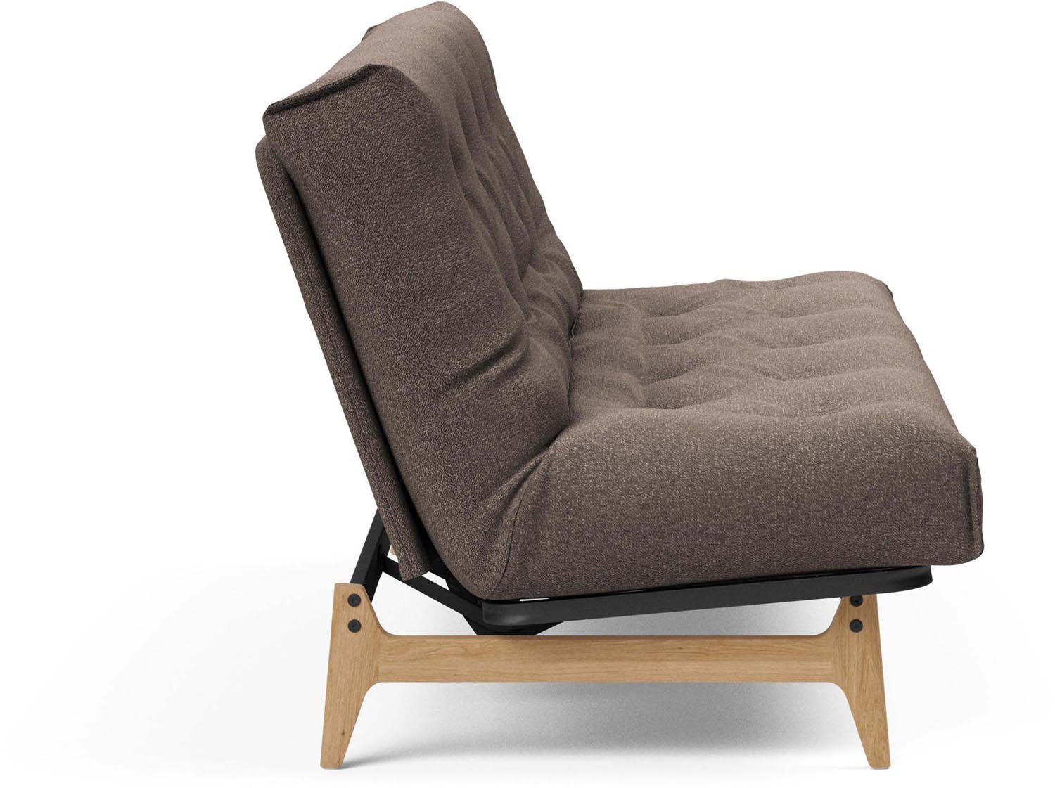 Erleben Sie das Aslak 140 Bettsofa Nordic Classic von Innovation Living: elegantes skandinavisches Design, funktional und perfekt für kompakte Wohnräume.