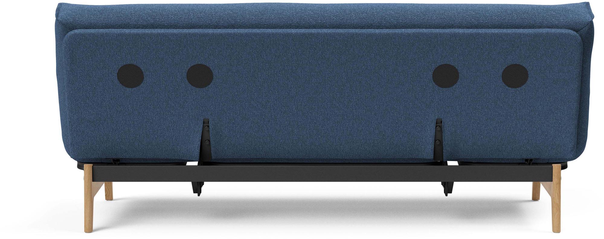 Erleben Sie das Aslak 120 Bettsofa Nordic Spring von Innovation Living: modernes skandinavisches Design, ideal für kleine Räume und Gästeübernachtungen.
