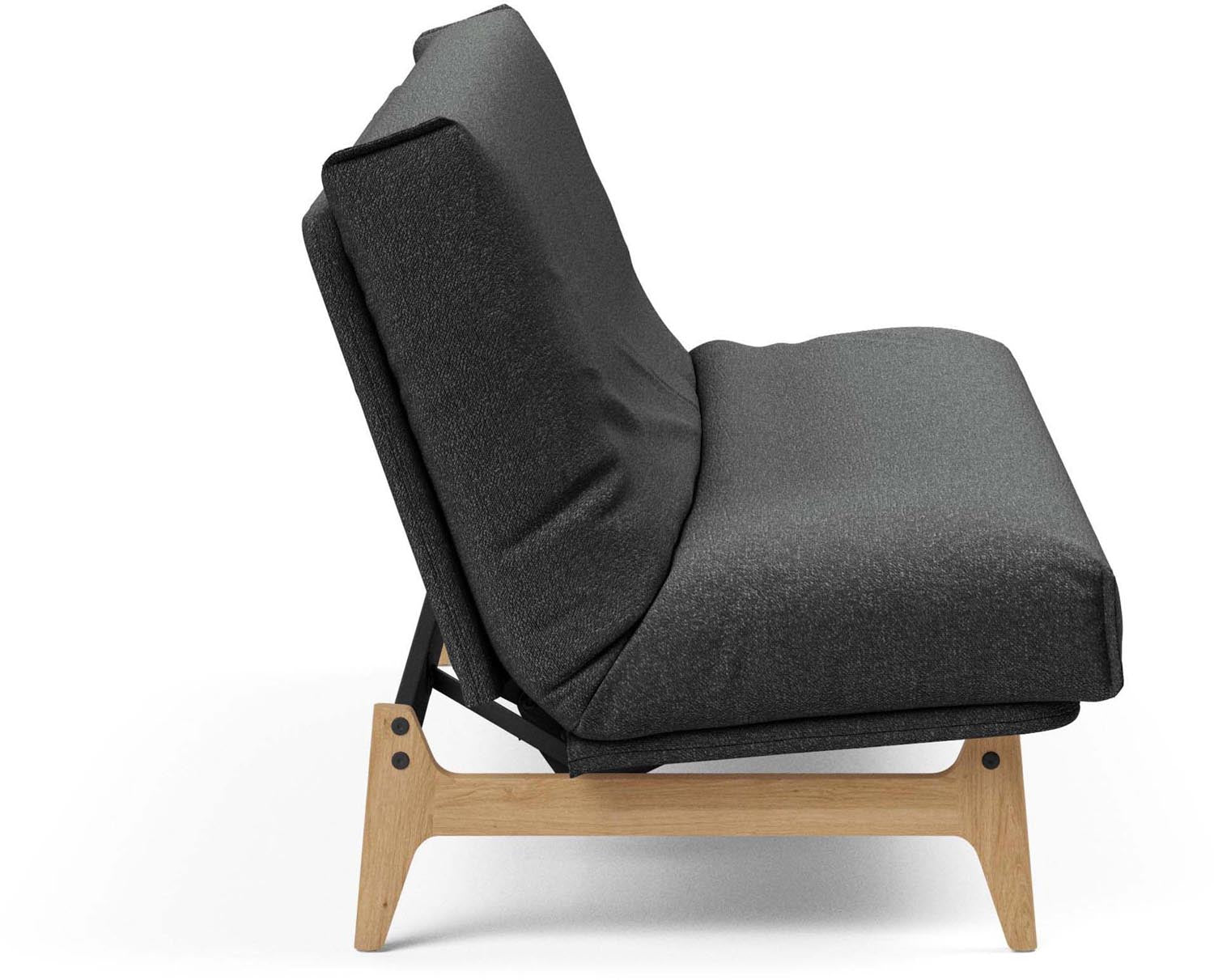 Erleben Sie das Aslak 120 Bettsofa mit Nordic Cover von Innovation Living – modern, funktional und ideal für kleine Räume und Übernachtungen.