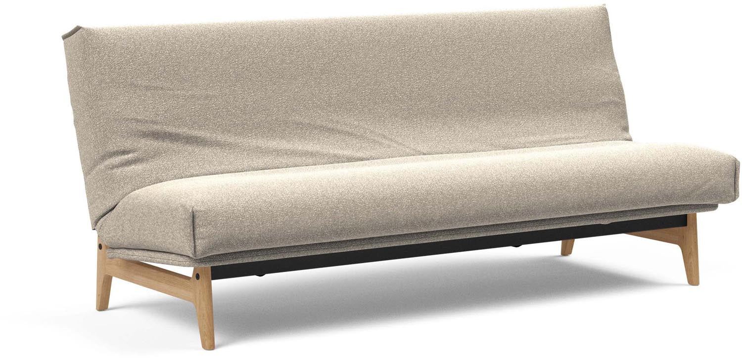 Entdecken Sie das Aslak 120 Bettsofa mit Nordic Cover von Innovation Living – stilvoll, platzsparend und perfekt für Gästeübernachtungen.