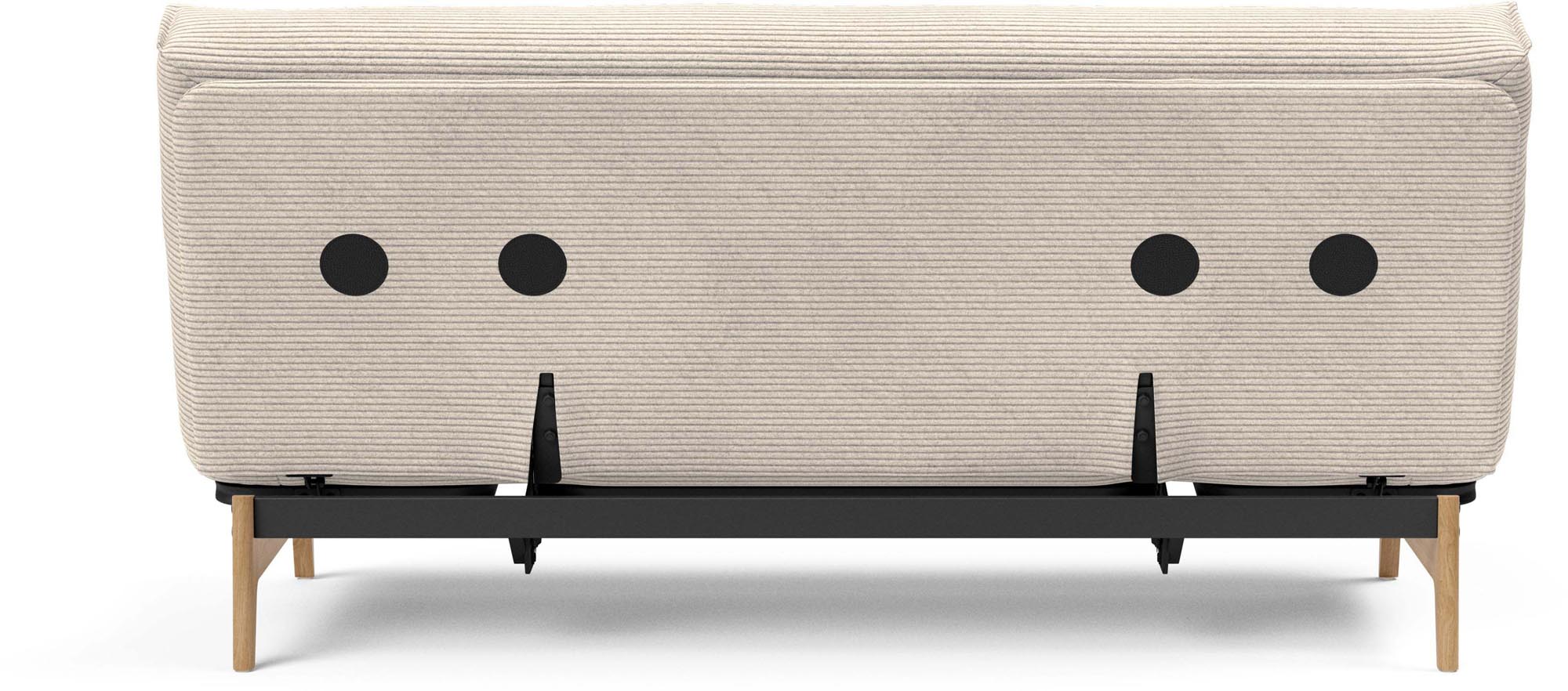 Entdecken Sie das Aslak 140 Bettsofa Nordic Spring von Innovation Living – stilvolles Design trifft auf vielseitige Nutzung und höchsten Schlafkomfort.