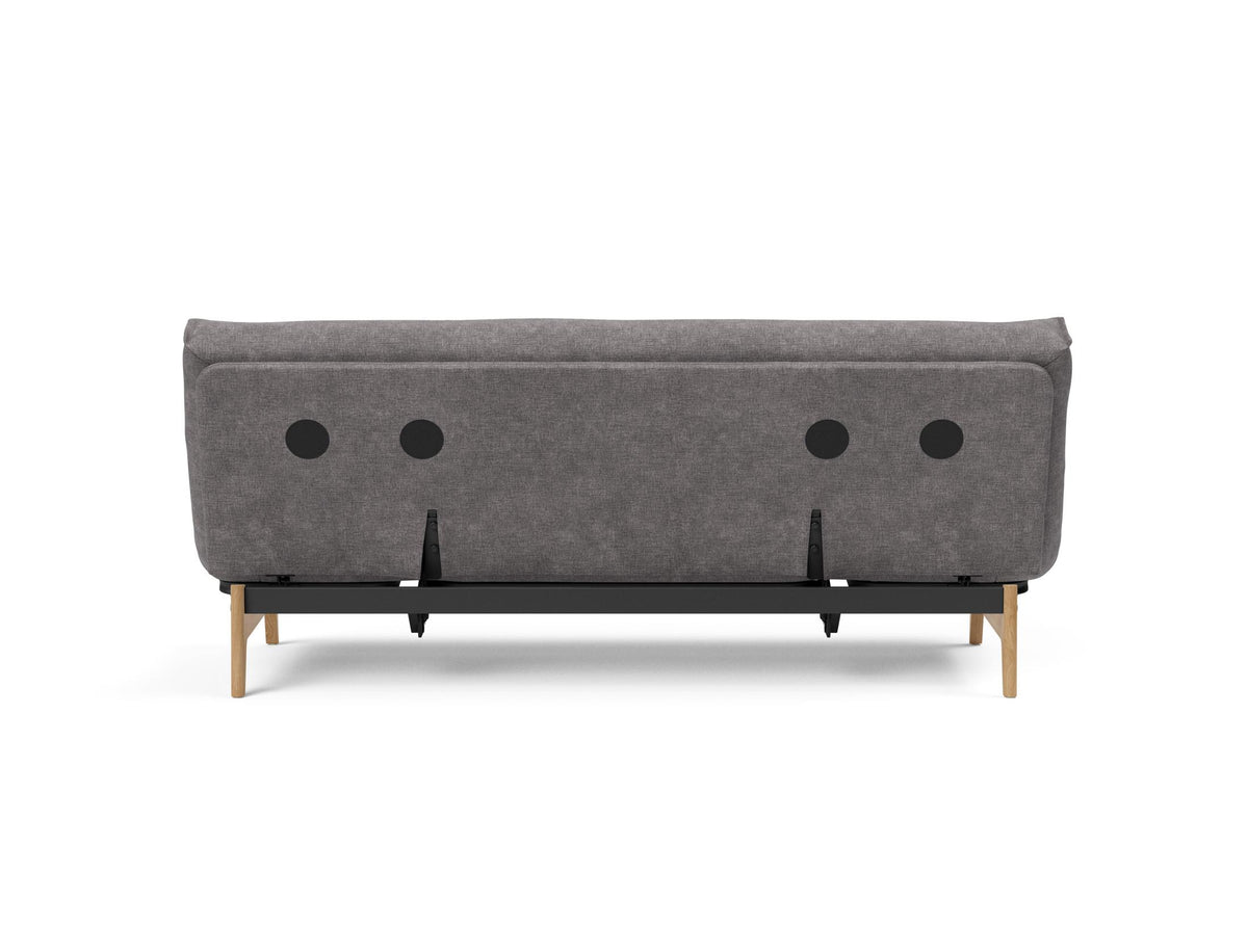 Aslak 120 Bettsofa Nordic mit Gestellbezug Soft Spring in 282 Avella Warm Grey präsentiert im Onlineshop von KAQTU Design AG. Bettsofa ist von Innovation Living