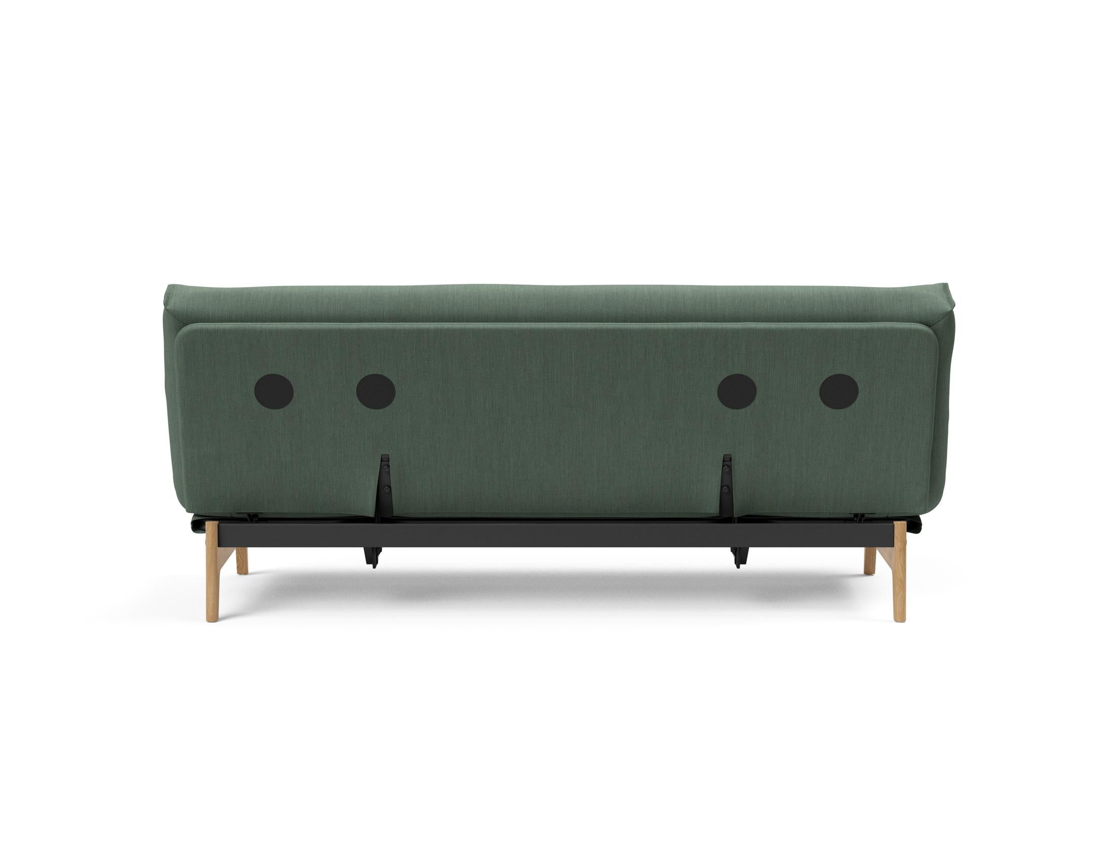 Entdecken Sie das Aslak 120 Bettsofa Nordic Soft Spring von Innovation Living – stilvolles Design trifft auf praktischen Komfort für Ihr Zuhause.