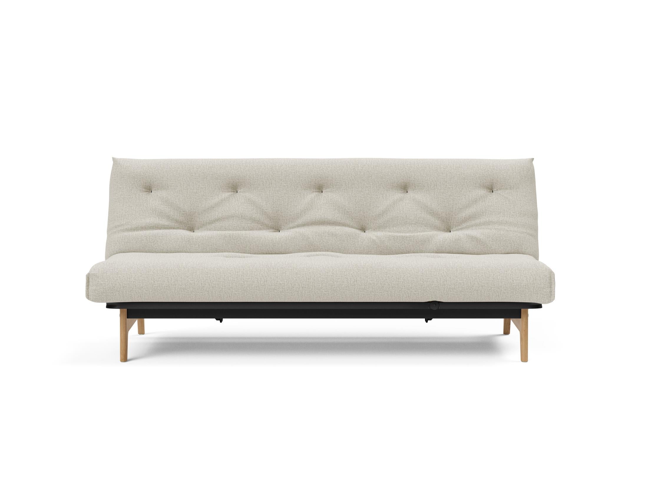 Entdecken Sie das Aslak 120 Bettsofa Nordic Soft Spring von Innovation Living – stilvolles Design trifft auf praktischen Komfort für Ihr Zuhause.