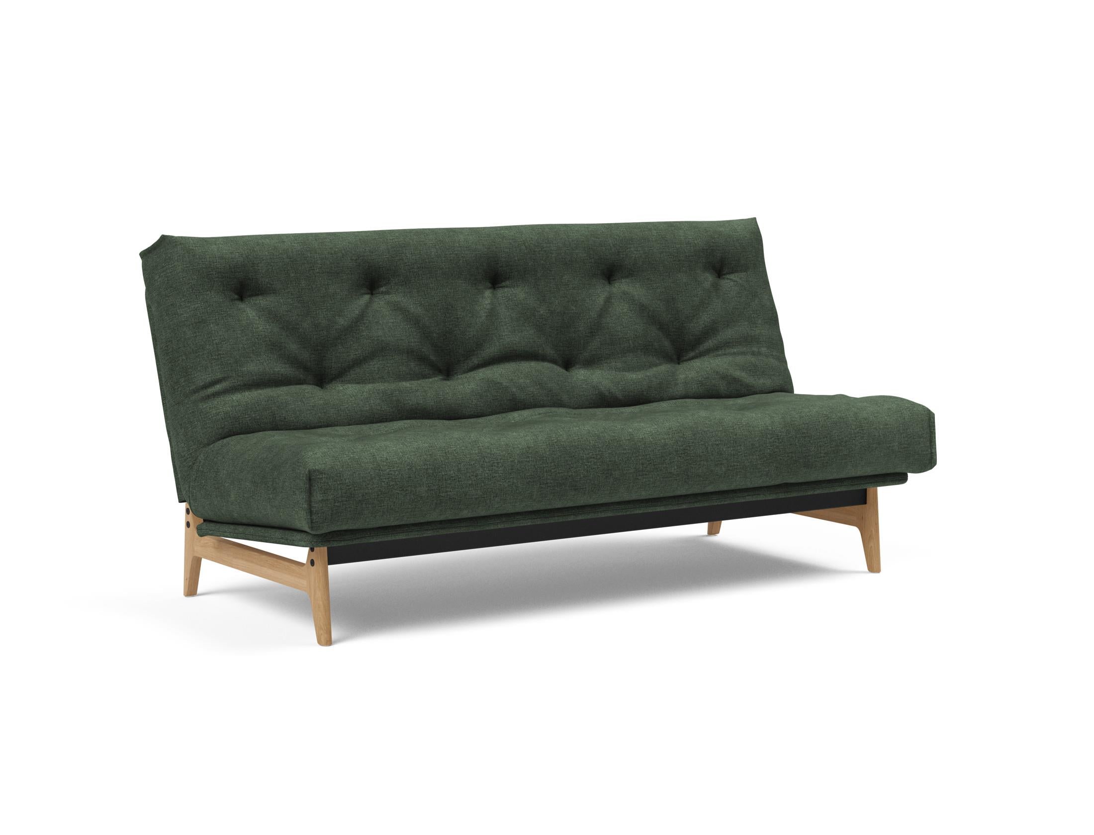 Entdecken Sie das Aslak 140 Bettsofa Nordic: Stilvolles Schlafsofa mit umweltfreundlichen Materialien und hohem Komfort für jeden Raum.