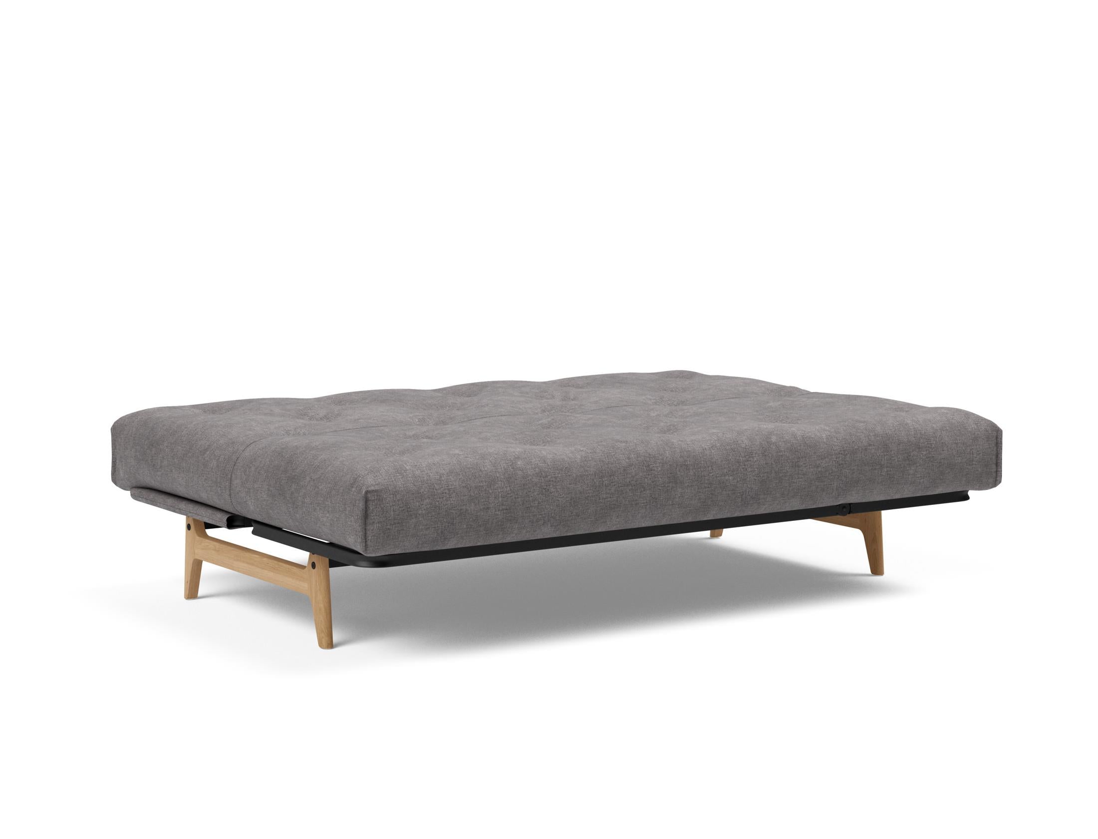 Entdecken Sie das Aslak 140 Bettsofa Nordic Soft Spring von Innovation Living – stilvolles Design trifft auf höchsten Schlafkomfort für Ihr Zuhause.