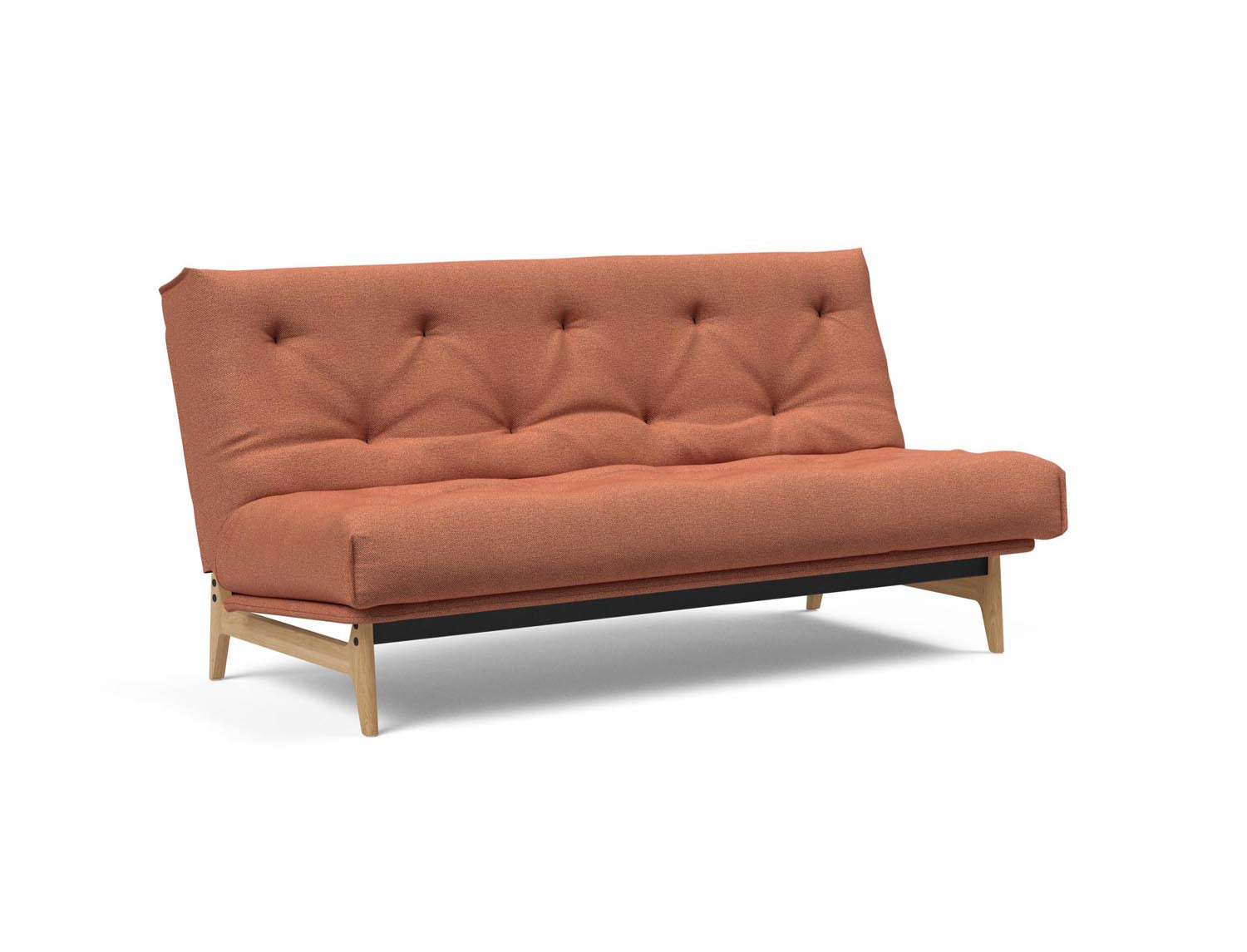 Entdecken Sie das Aslak 140 Bettsofa Nordic: Stilvolles Schlafsofa mit umweltfreundlichen Materialien und hohem Komfort für jeden Raum.