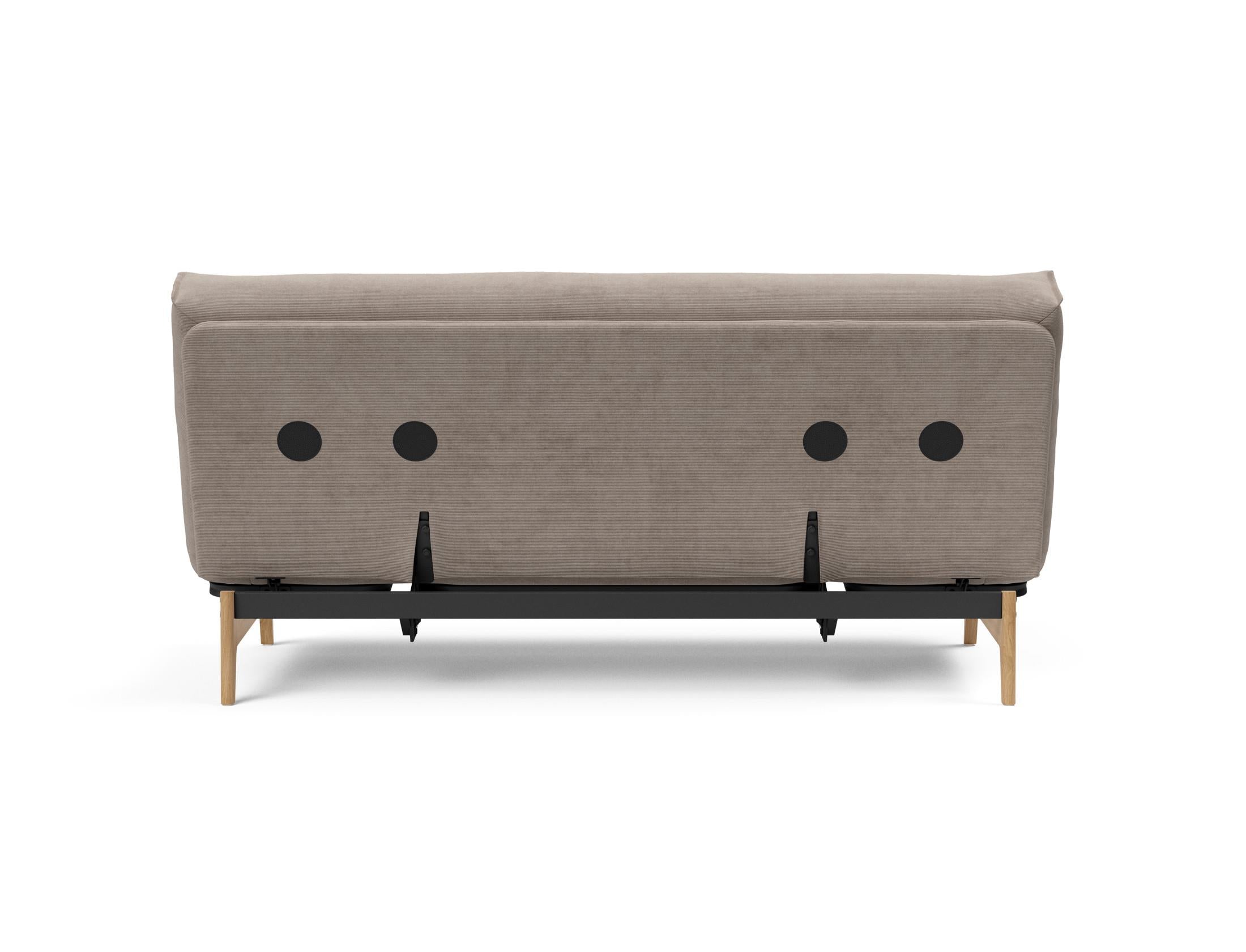 Entdecken Sie das Aslak 140 Bettsofa Nordic Soft Spring von Innovation Living – stilvolles Design trifft auf höchsten Schlafkomfort für Ihr Zuhause.