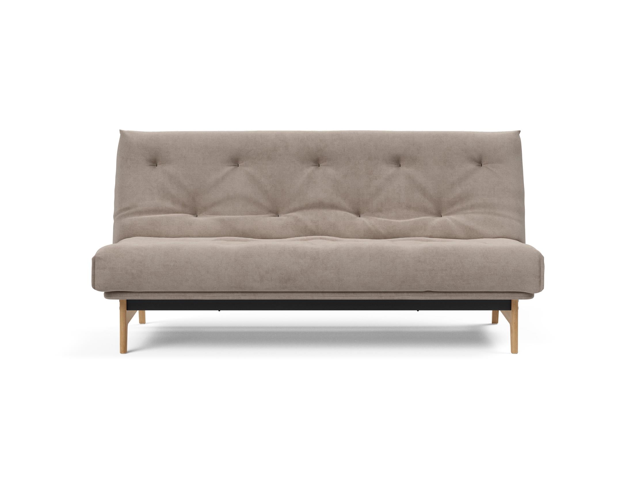 Modernes Aslak 140 Bettsofa Nordic mit weichem Soft Spring Bezug, ideal für vielseitige Wohnräume und gemütliche Stunden.