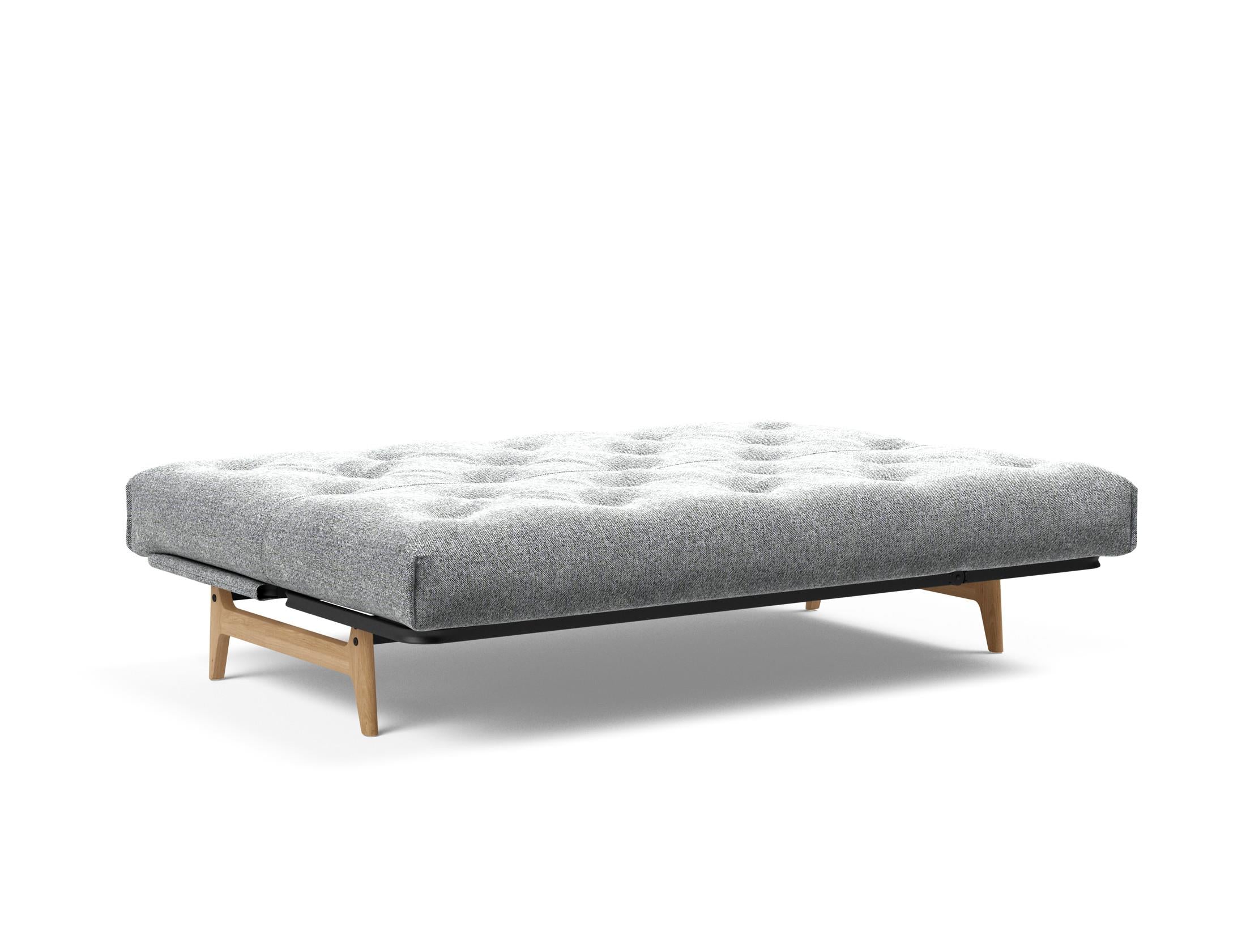 Erleben Sie das Aslak 140 Bettsofa Nordic Soft Spring: skandinavisches Design, individuelle Matratzenoptionen und erstklassiger Komfort für Ihr Zuhause.