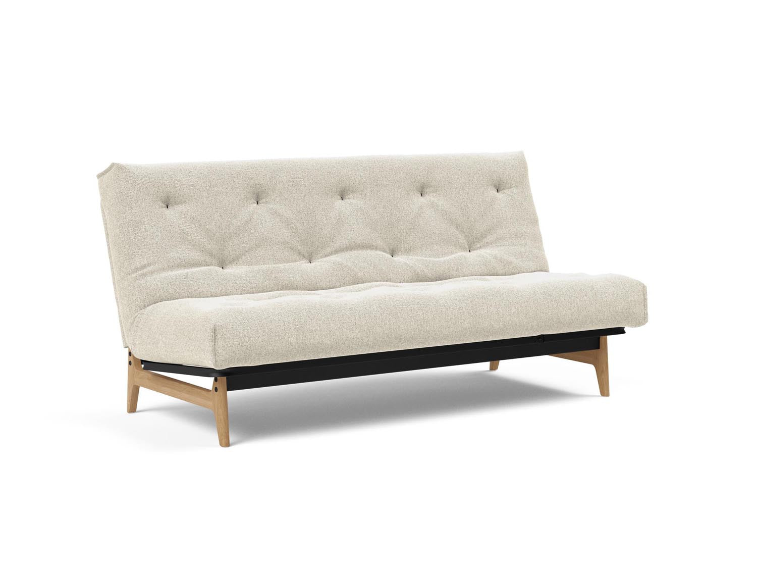 Erleben Sie das Aslak 140 Bettsofa Nordic Soft Spring von Innovation Living – eine perfekte Kombination aus modernem Stil und optimalem Schlafkomfort.