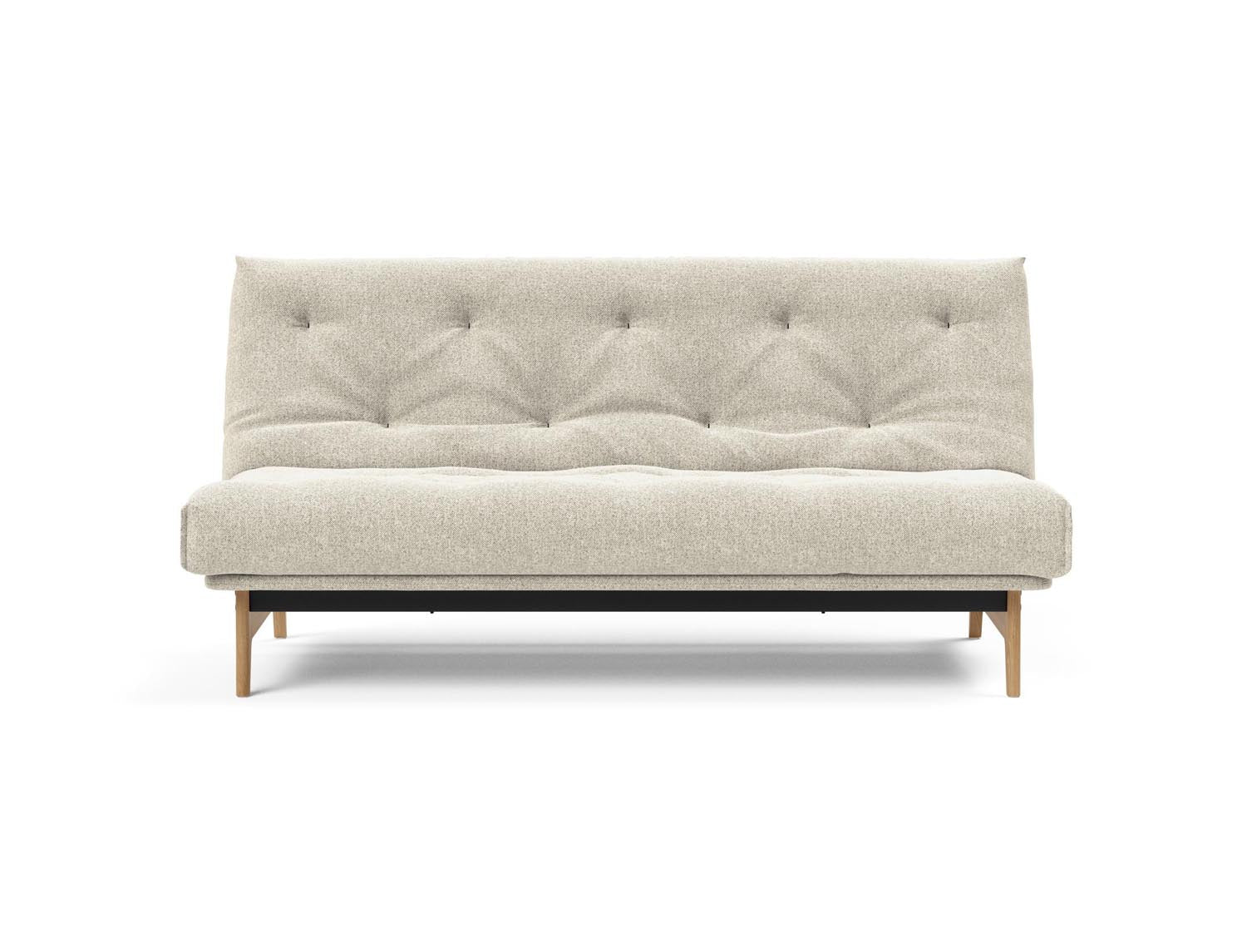 Stylisches Aslak 140 Bettsofa Nordic mit elegantem Soft Spring Bezug, perfekt für entspannte Abende und flexible Wohnkonzepte.
