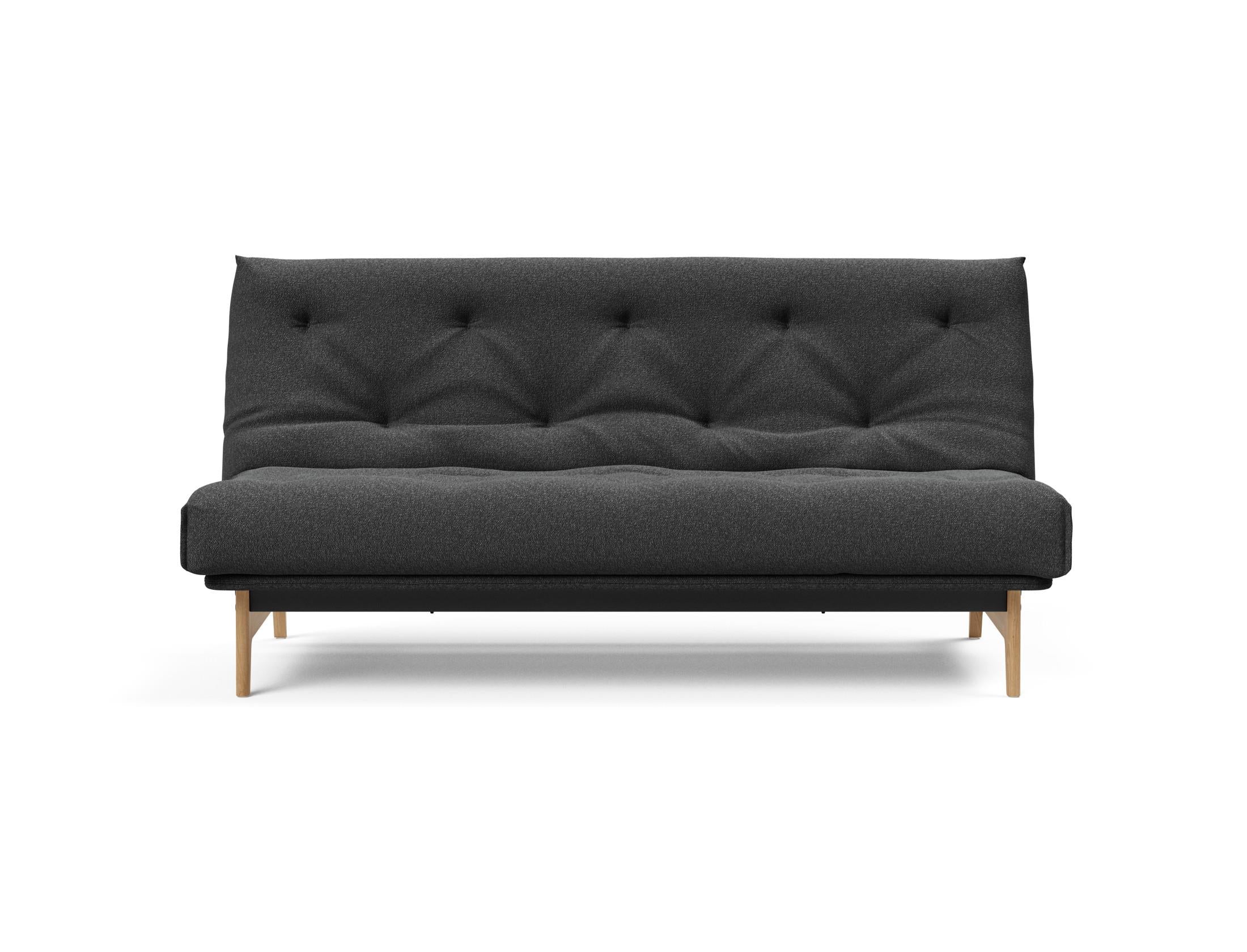 Modernes Aslak 140 Bettsofa Nordic mit weichem Soft Spring Bezug, ideal für vielseitige Wohnräume und gemütliche Stunden.