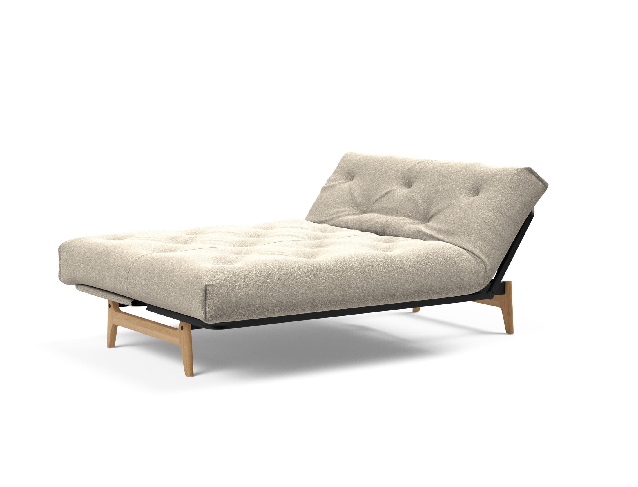 Erleben Sie das Aslak 140 Bettsofa Nordic: Multifunktionales Design, nachhaltige Materialien und erstklassiger Schlafkomfort für Ihr Zuhause.