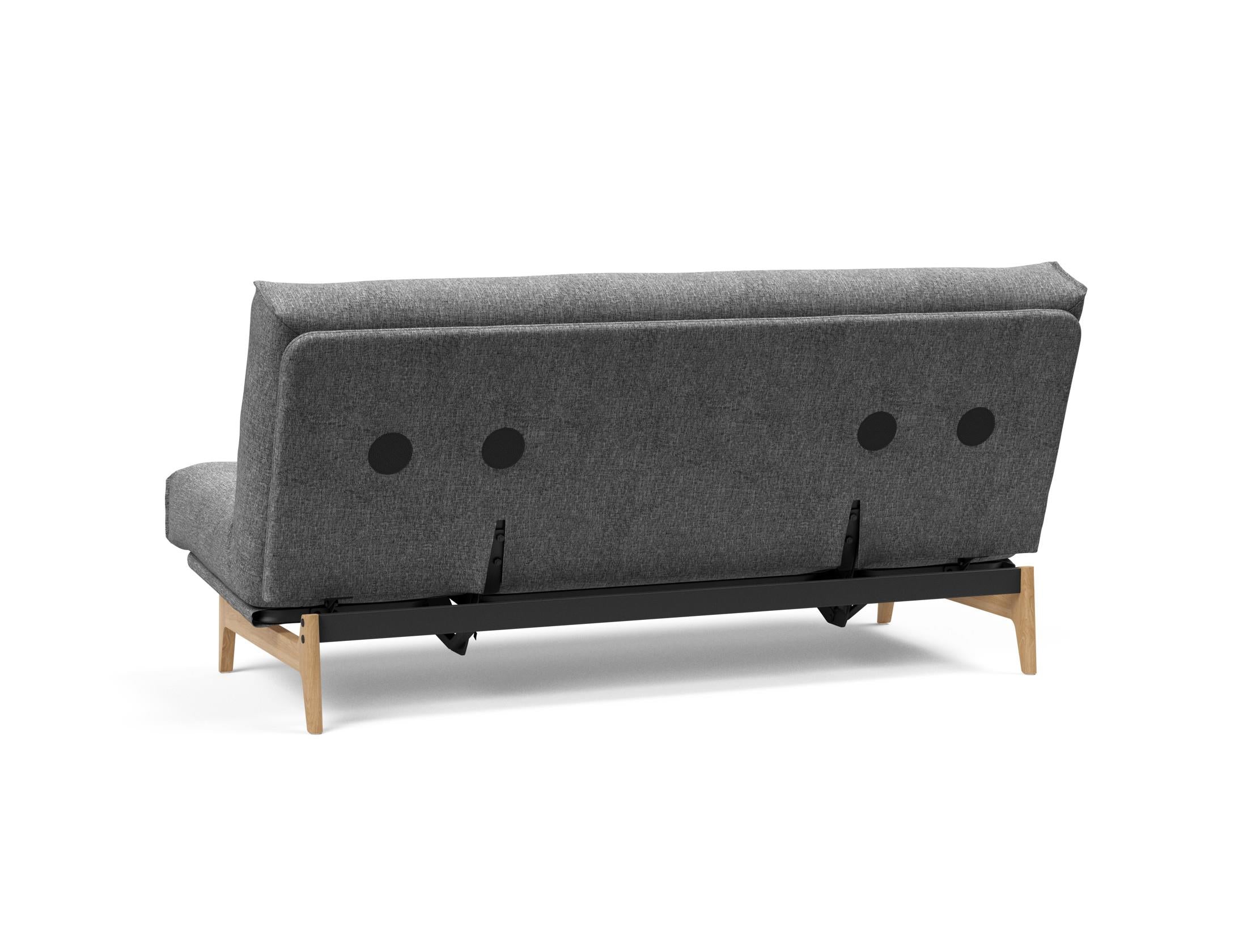 Erleben Sie das Aslak 140 Bettsofa Nordic: Multifunktionales Möbelstück mit elegantem Design, nachhaltigen Materialien und erstklassigem Schlafkomfort.