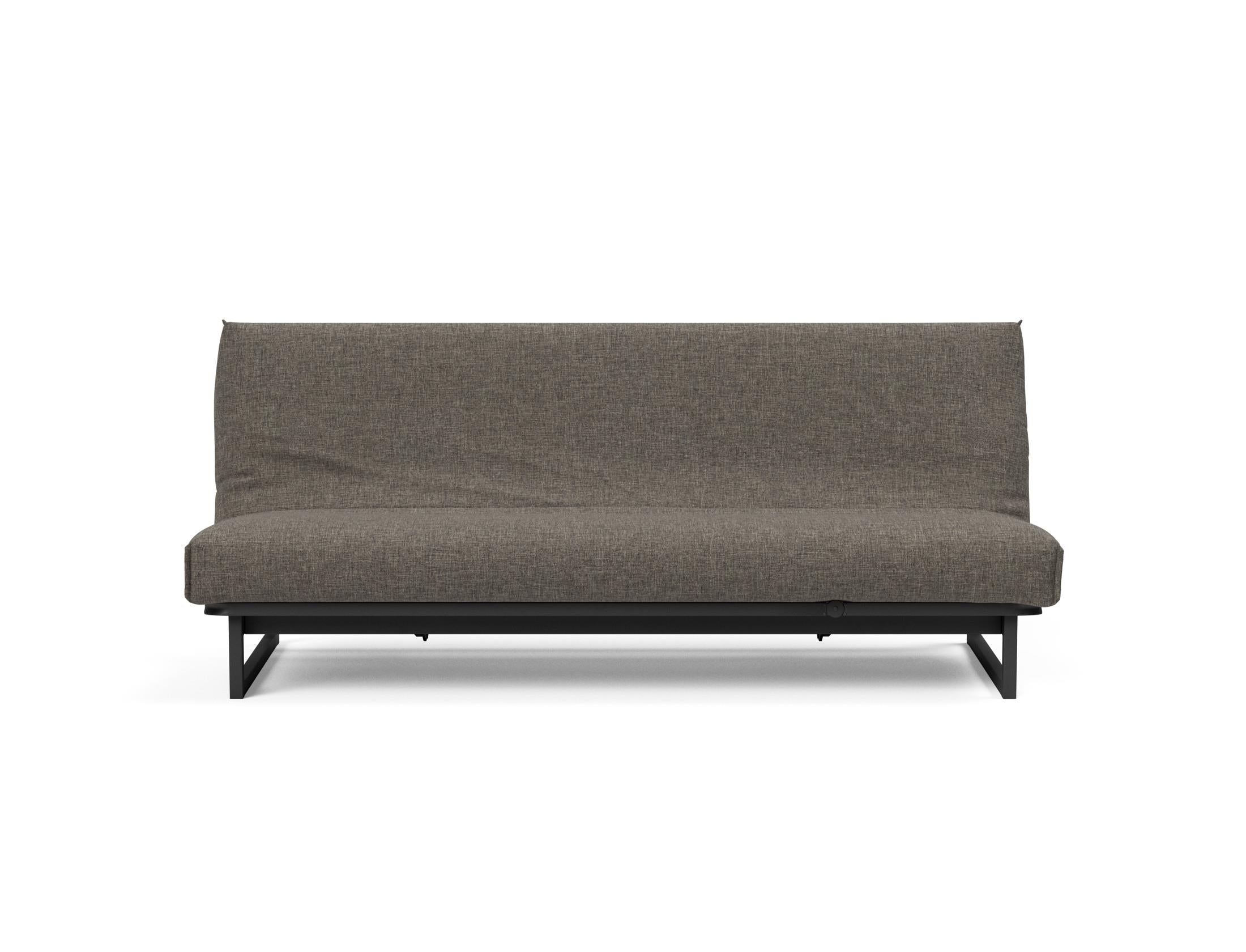 Fraction 120 Bettsofa: Stilvolles Schlafsofa mit flexiblem Design, abnehmbarem Bezug und Soft Spring Matratze für ultimativen Komfort und Entspannung.