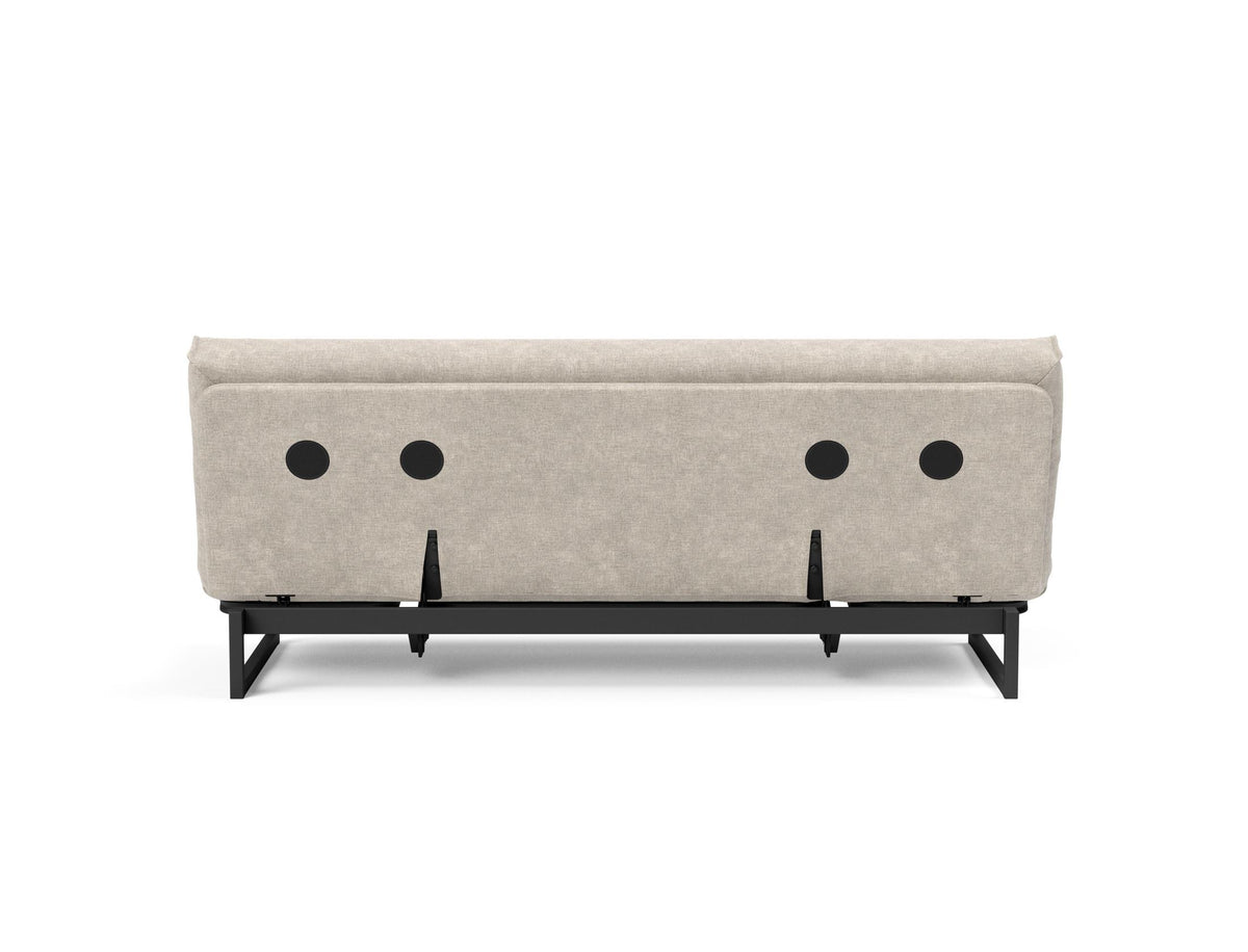 Fraction 120 Bettsofa Nordic Cover mit Gestellbezug Soft Spring in 280 Avella Sand präsentiert im Onlineshop von KAQTU Design AG. Bettsofa ist von Innovation Living