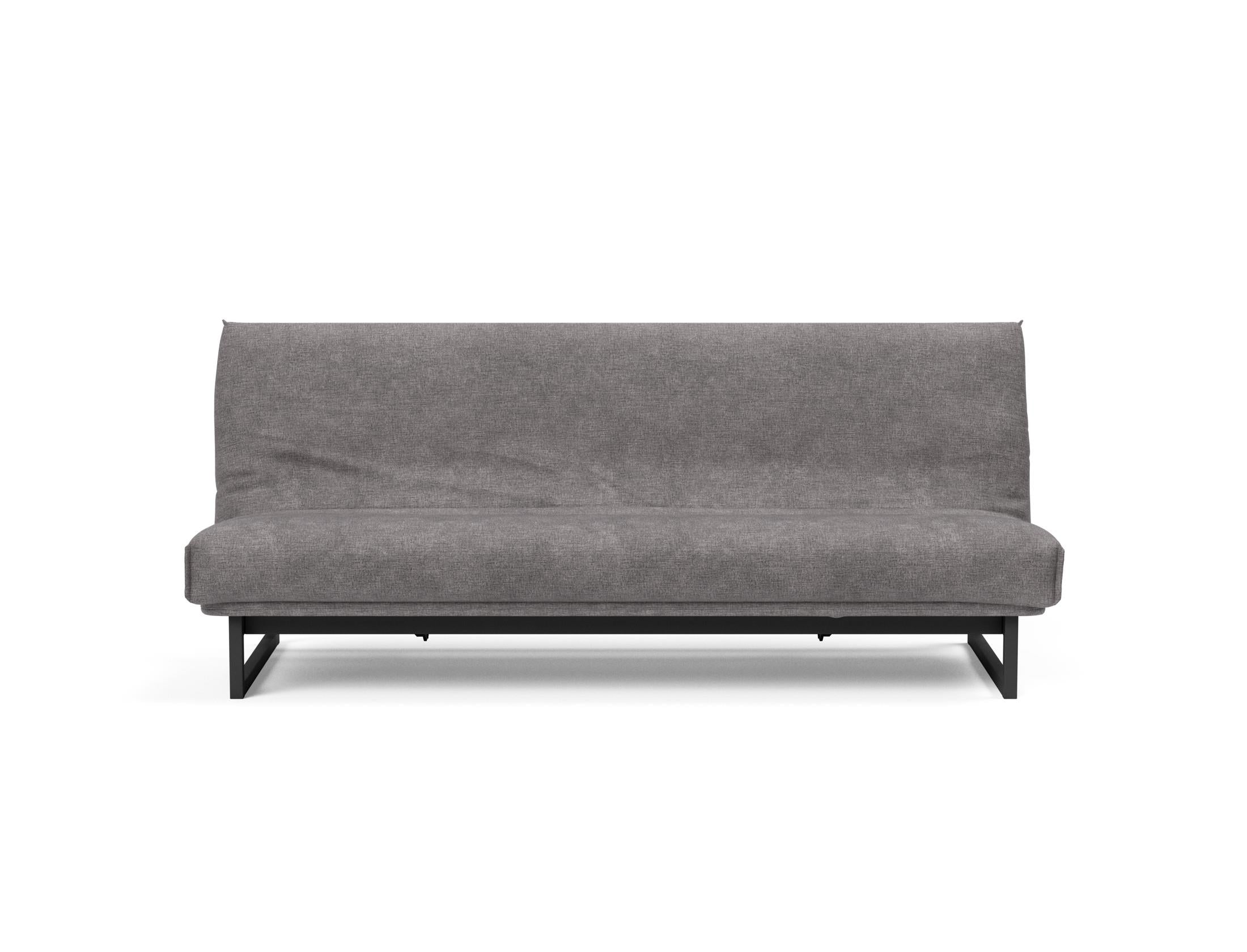 Fraction 120 Bettsofa: Elegantes Schlafsofa mit abnehmbarem Nordic-Bezug und komfortabler Soft Spring Matratze für entspannte Nächte und stilvolles Wohnen.