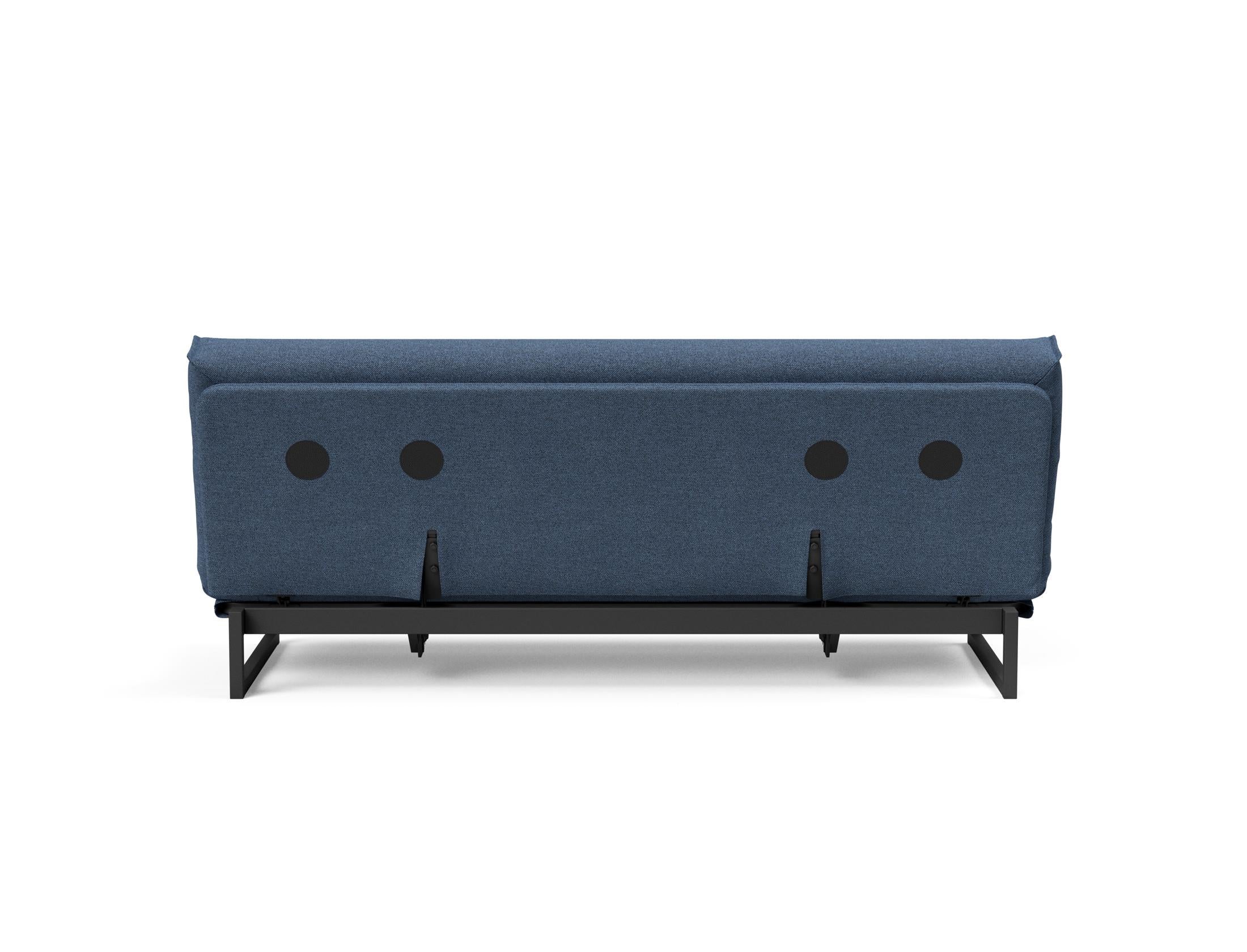 Fraction 120 Bettsofa: Elegantes Schlafsofa mit abnehmbarem Nordic-Bezug und komfortabler Soft Spring Matratze für entspannte Nächte und stilvolles Wohnen.
