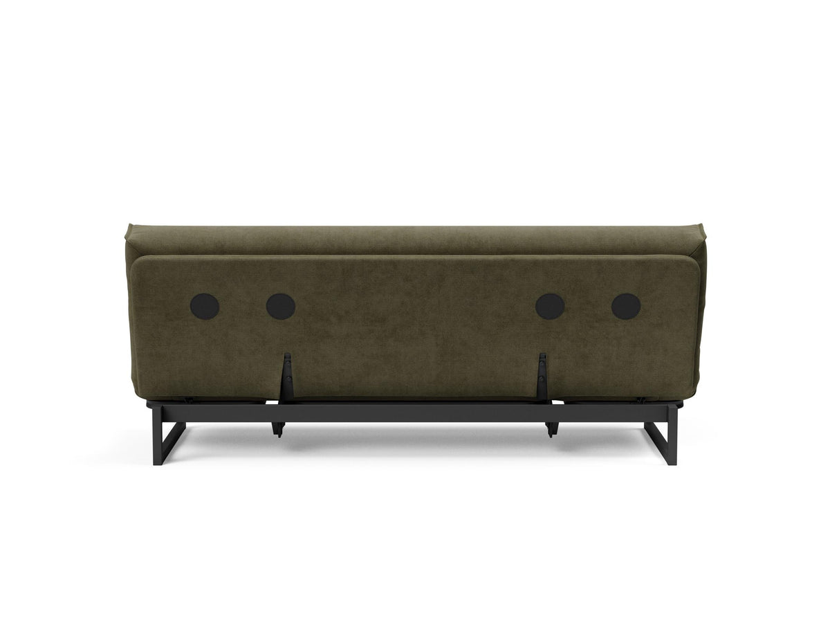 Fraction 120 Bettsofa Nordic Cover Soft Spring in 316 Cordufine Pine Green präsentiert im Onlineshop von KAQTU Design AG. Bettsofa ist von Innovation Living