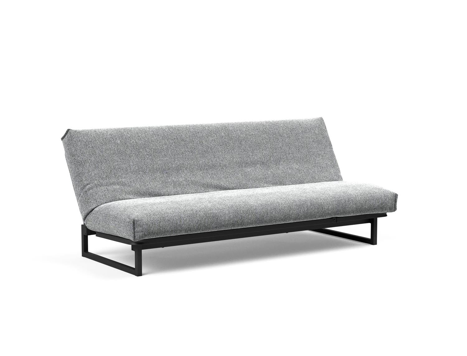 Fraction 120 Bettsofa Nordic Cover: stilvolles, flexibles Sofa mit innovativem Funktionsmechanismus und komfortabler Soft Spring-Matratze für besten Schlaf.
