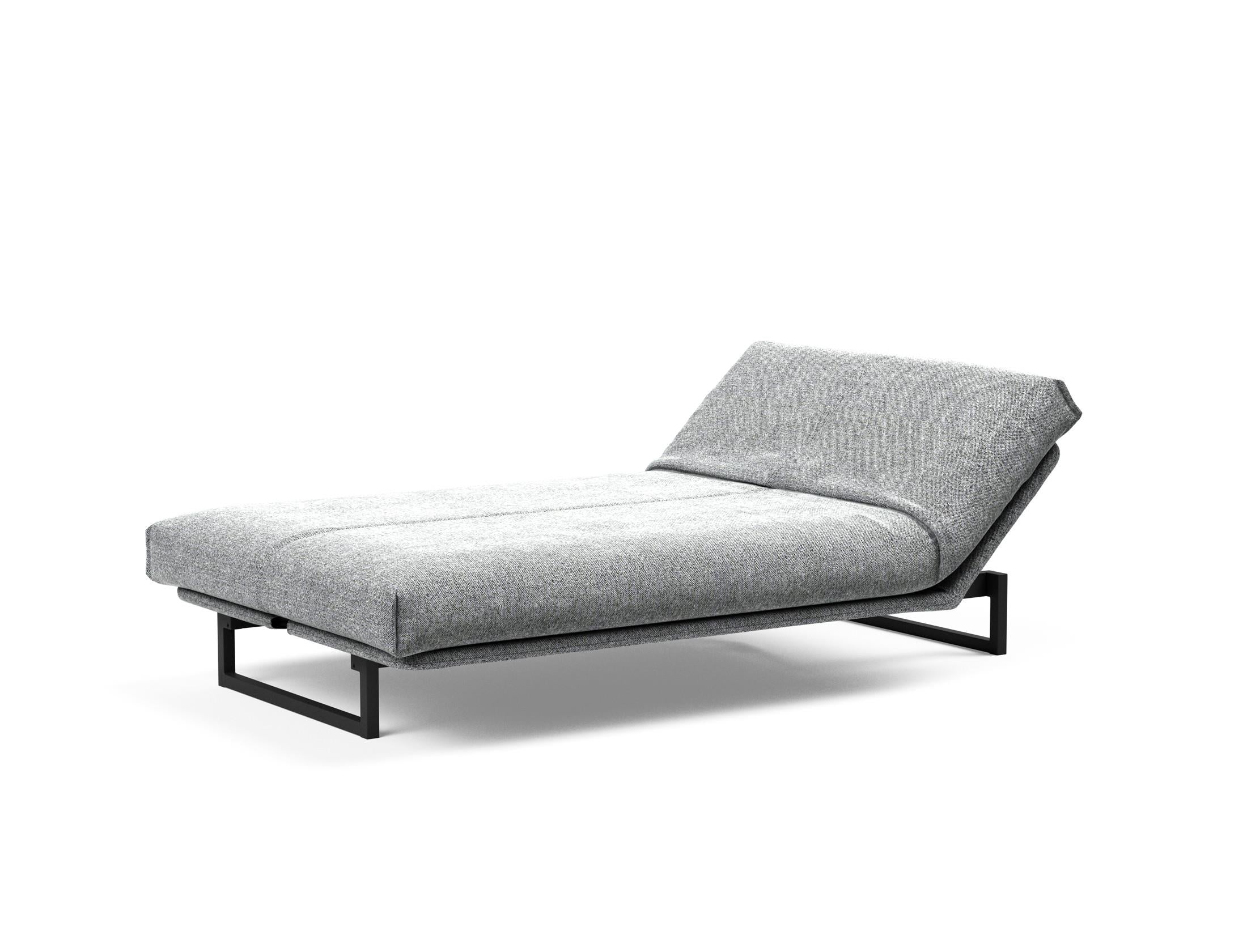 Fraction 120 Bettsofa: Elegantes Schlafsofa mit abnehmbarem Nordic-Bezug und komfortabler Soft Spring Matratze für entspannte Nächte und stilvolles Wohnen.