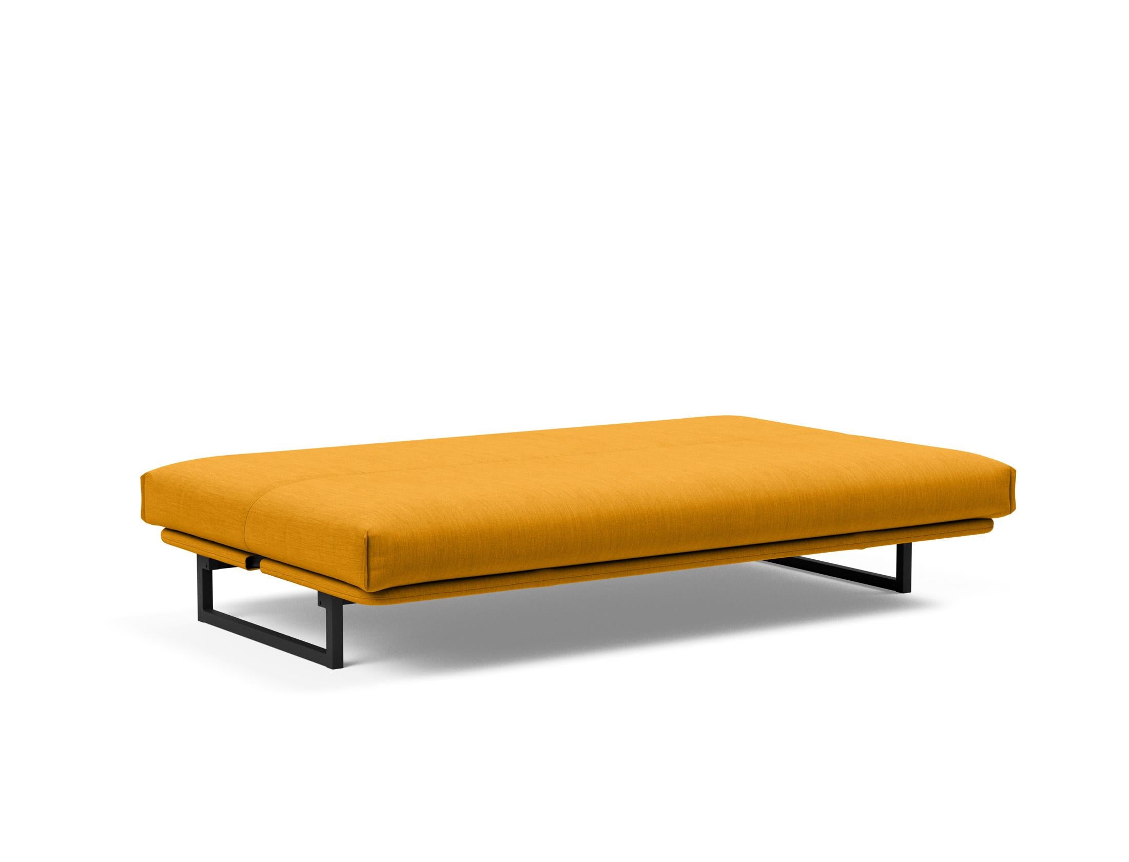 Fraction 120 Bettsofa: Elegantes Schlafsofa mit anpassbarem Design, abnehmbarem Nordic-Bezug und Soft Spring Matratze für höchsten Komfort.