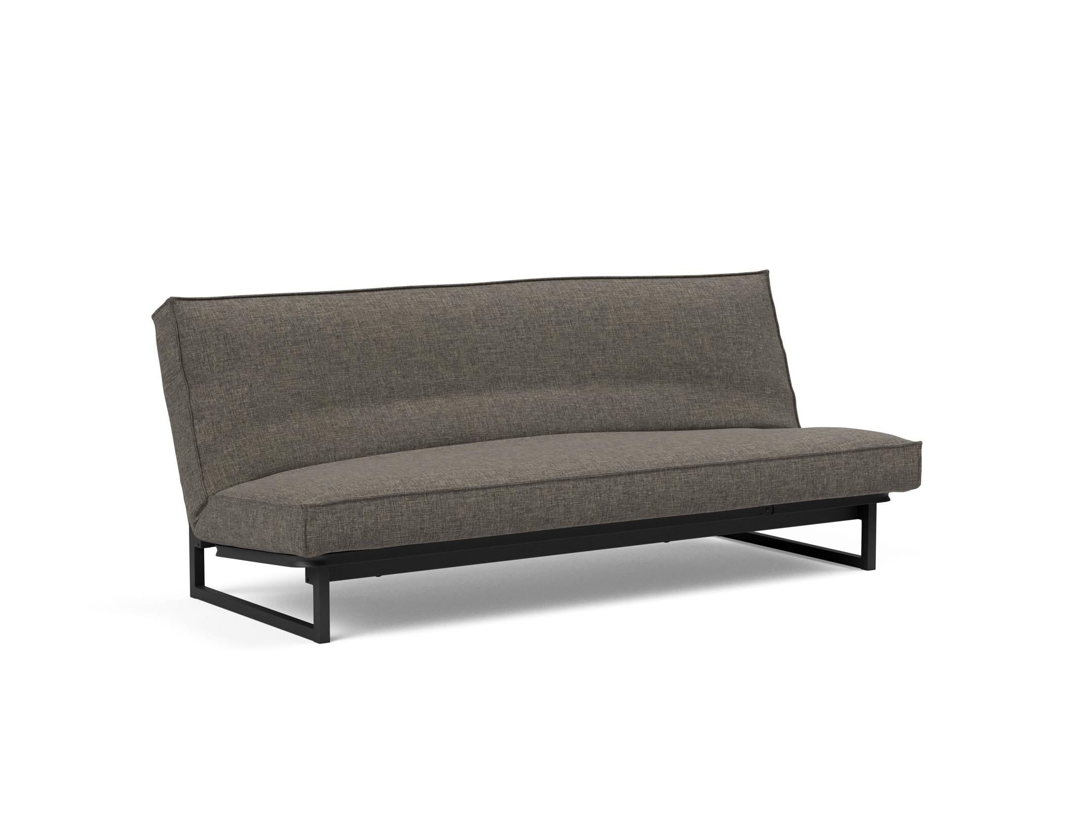 Entdecken Sie das Fraction 120 Bettsofa Sharp Plus Cover Soft Spring von Innovation Living – stilvoll, platzsparend und perfekt für Übernachtungsgäste.