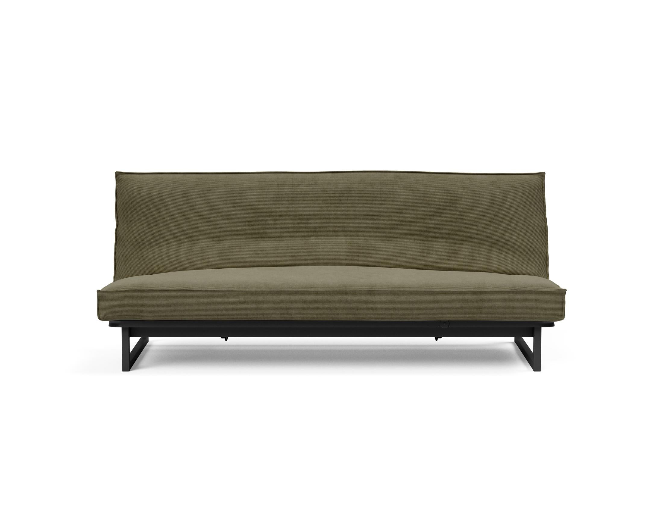 Erleben Sie das Fraction 120 Bettsofa Sharp Plus Cover Soft Spring von Innovation Living – modern, funktional und ideal für kleine Räume.
