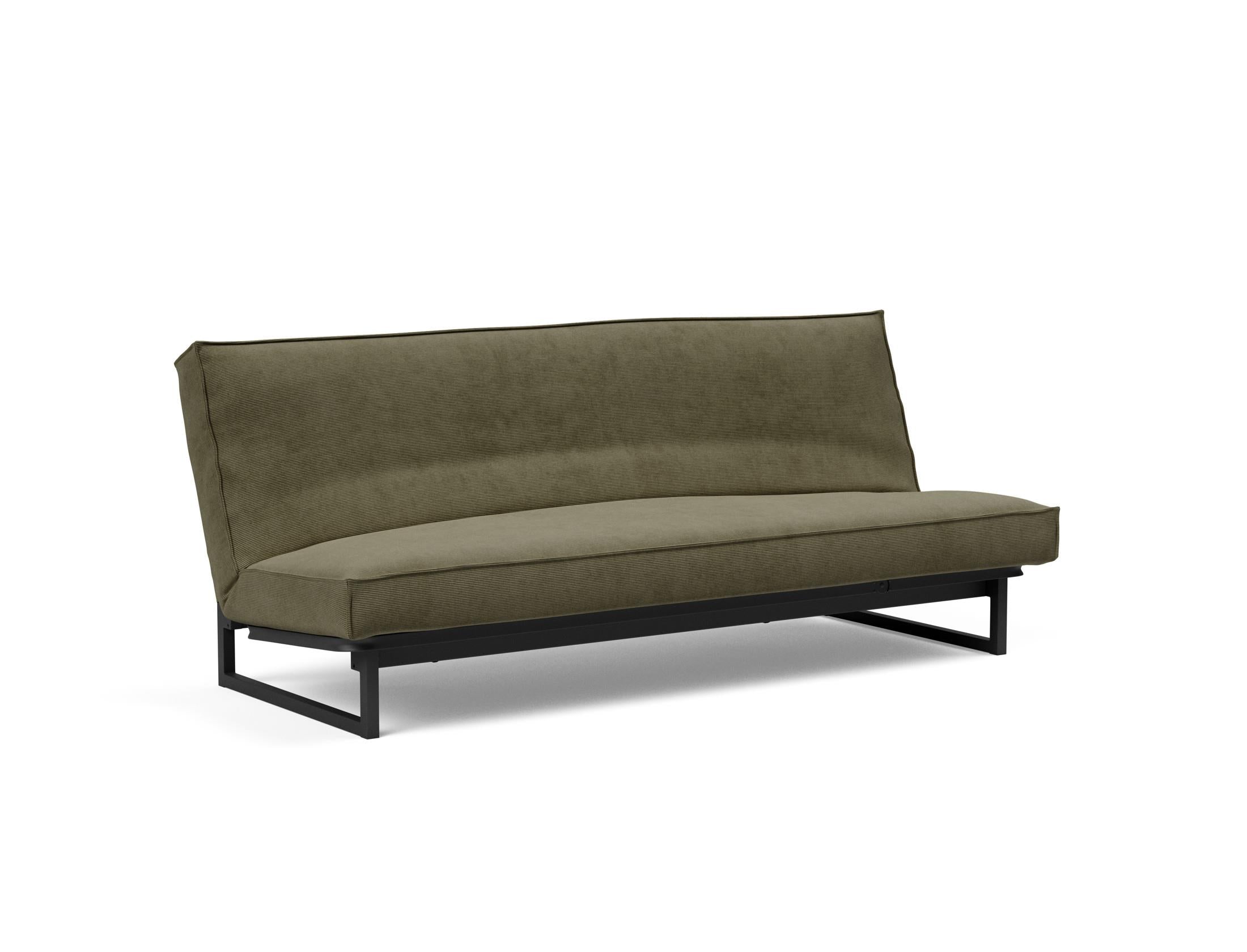 Entdecken Sie das Fraction 120 Bettsofa Sharp Plus Cover Soft Spring von Innovation Living – stilvoll, platzsparend und perfekt für Ihr Zuhause.