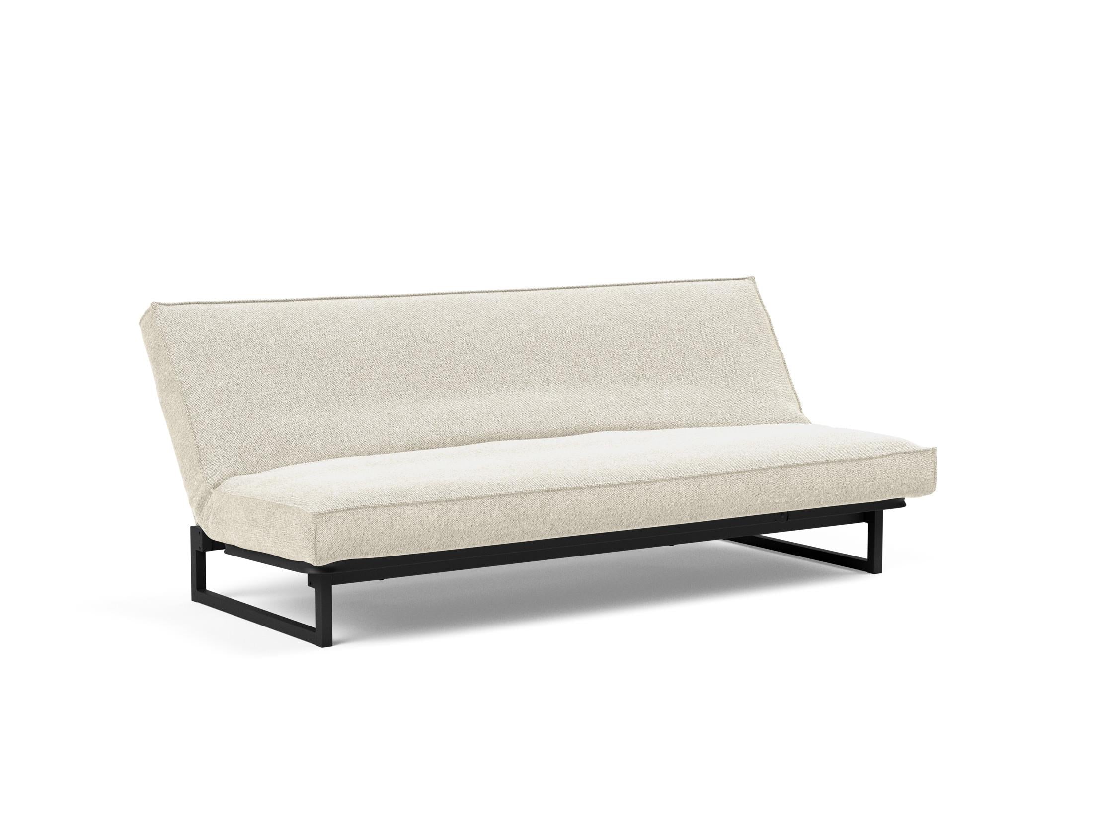 Entdecken Sie das Fraction 120 Bettsofa Sharp Plus Cover Soft Spring von Innovation Living – ein stilvolles, multifunktionales Sofa, perfekt für kompakte Wohnräume.