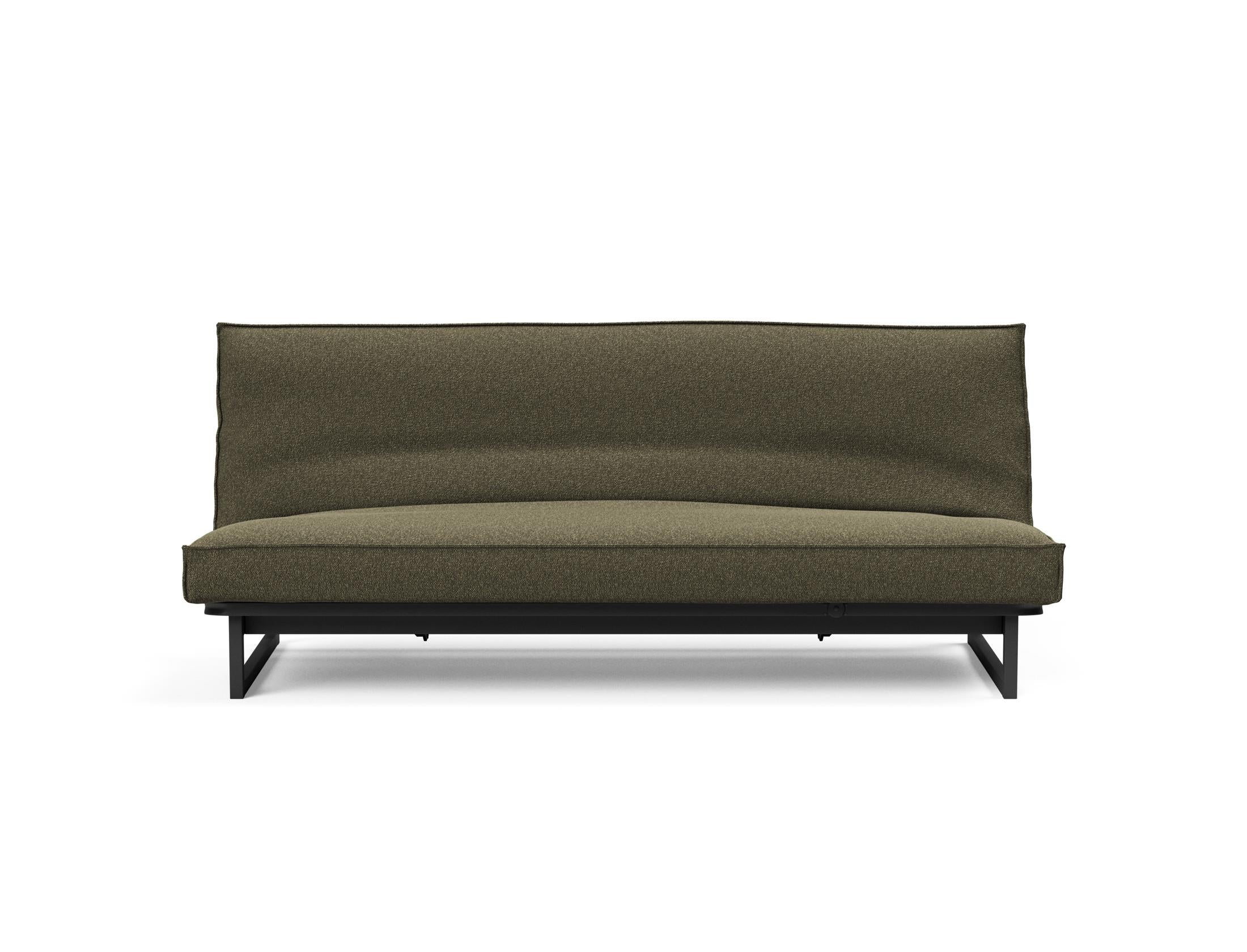 Stylisches Bettsofa Fraction 120 von Innovation Living, ideal für kleine Räume, bietet elegantes Design und hohen Schlafkomfort.