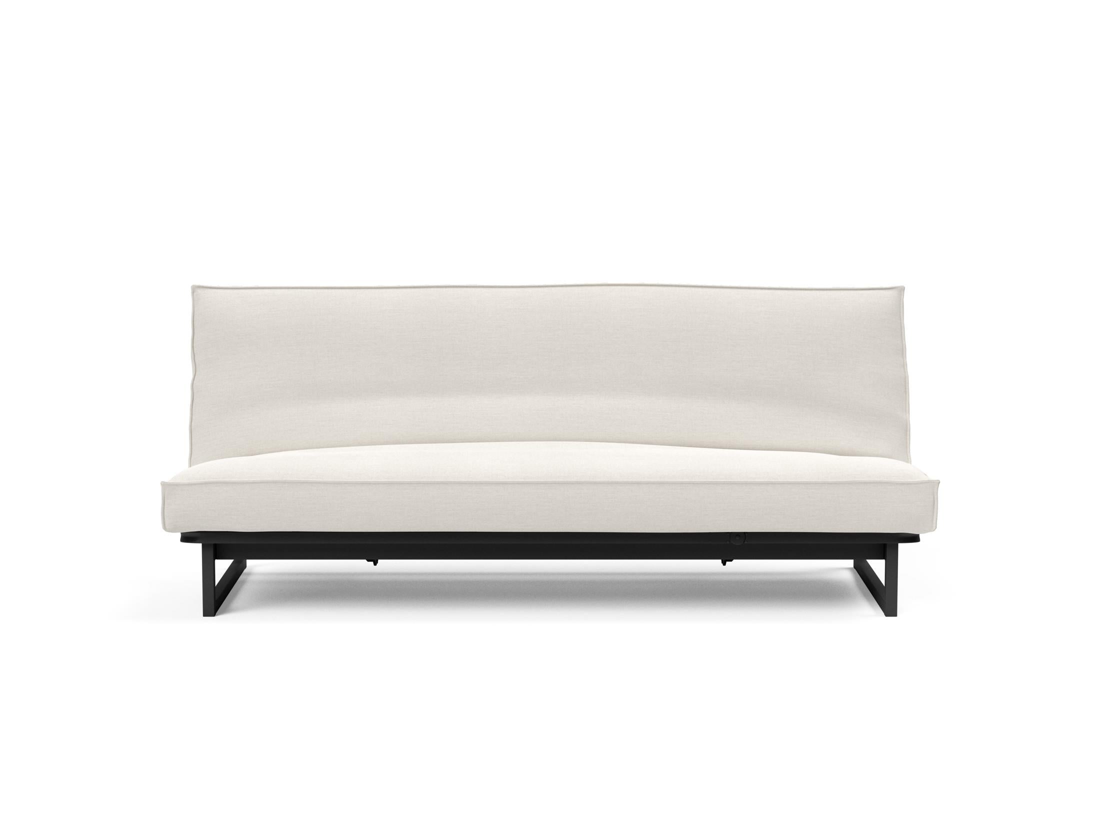 Modernes Bettsofa Fraction 120 von Innovation Living, perfekt für kompakte Wohnräume, vereint Stil und Funktionalität.