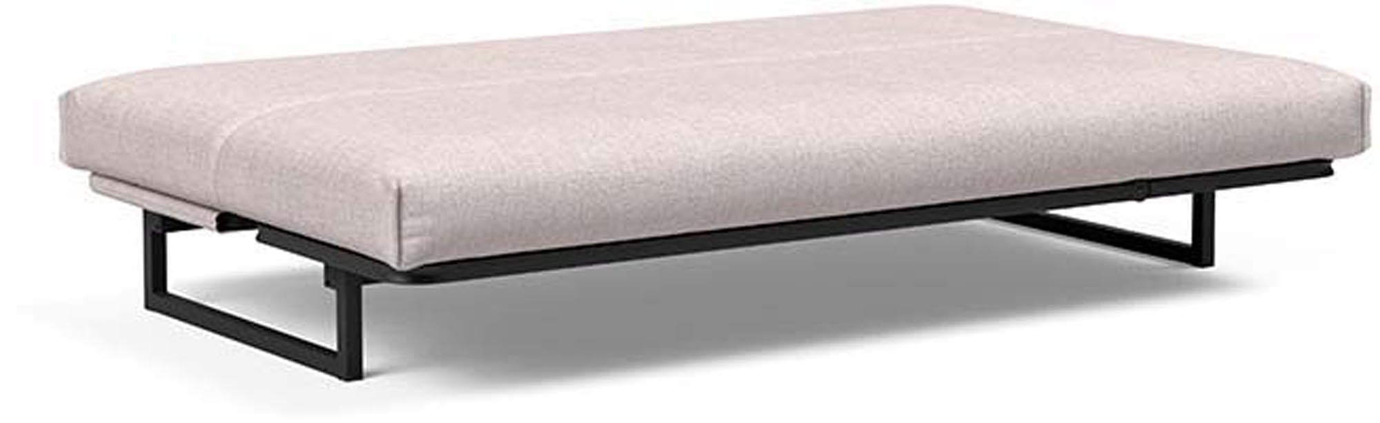 Fraction 120 Bettsofa Nordic Cover: stilvolles, multifunktionales Sofa mit anpassbarer Matratze, perfekt für kleine Wohnungen und spontane Übernachtungen.