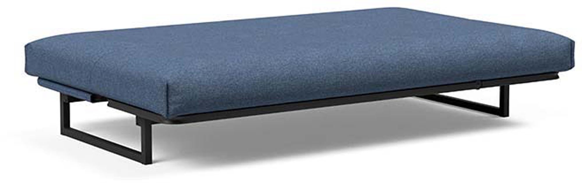 Fraction 120 Bettsofa Nordic Cover: stilvolles, multifunktionales Sofa mit anpassbarer Matratze, perfekt für kleine Wohnungen und spontane Übernachtungen.