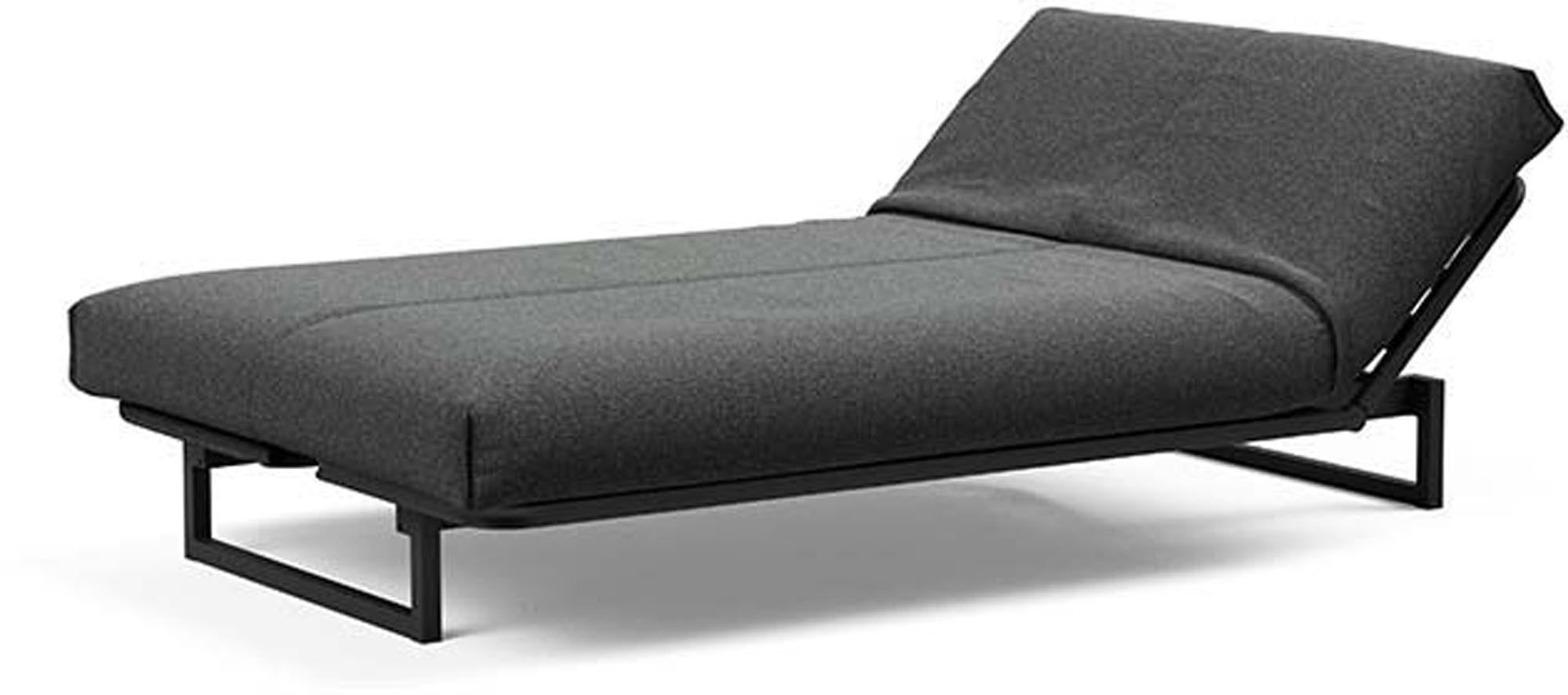 Fraction 120 Bettsofa Nordic Cover: modernes, flexibles Sofa mit hochwertiger Matratze, ideal für kleine Räume und Übernachtungsgäste.