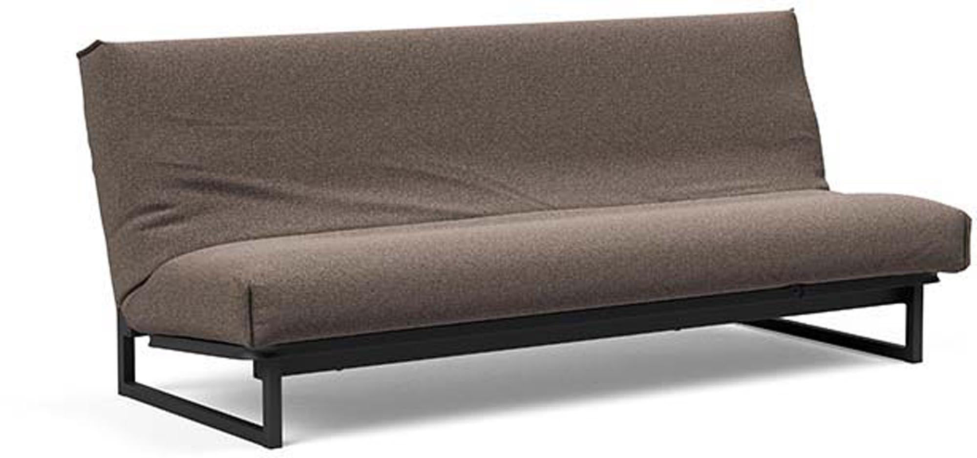 Fraction 120 Bettsofa Nordic Cover von Innovation Living: stilvolles, multifunktionales Sofa, perfekt für kompakte Räume und als gemütliches Schlafsofa.
