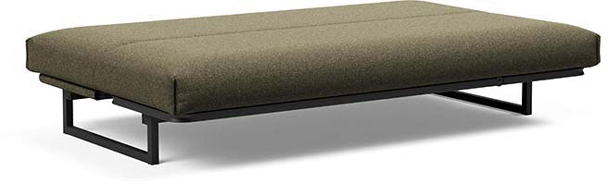 Fraction 120 Bettsofa Nordic Cover: stilvolles, multifunktionales Sofa mit anpassbarer Matratze, perfekt für kleine Wohnungen und spontane Übernachtungen.