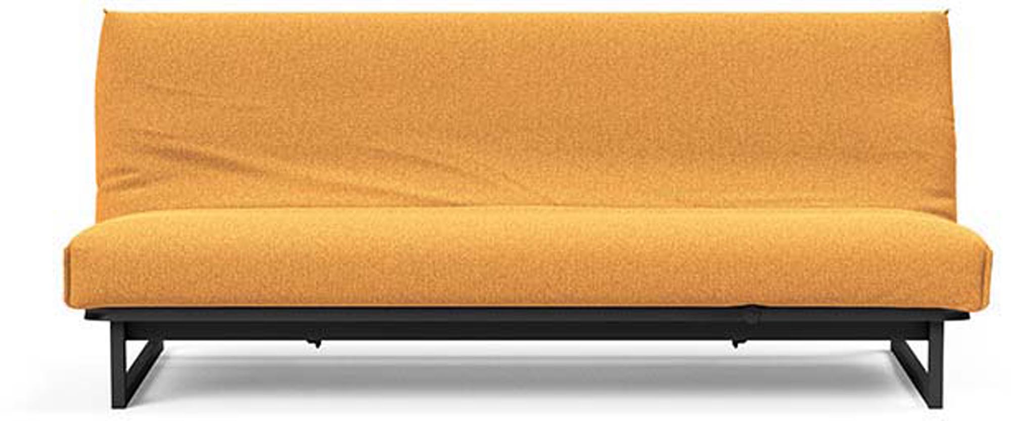 Fraction 120 Bettsofa Nordic Cover von Innovation Living: elegantes, platzsparendes Sofa, ideal für kleine Wohnungen und als komfortables Gästebett.