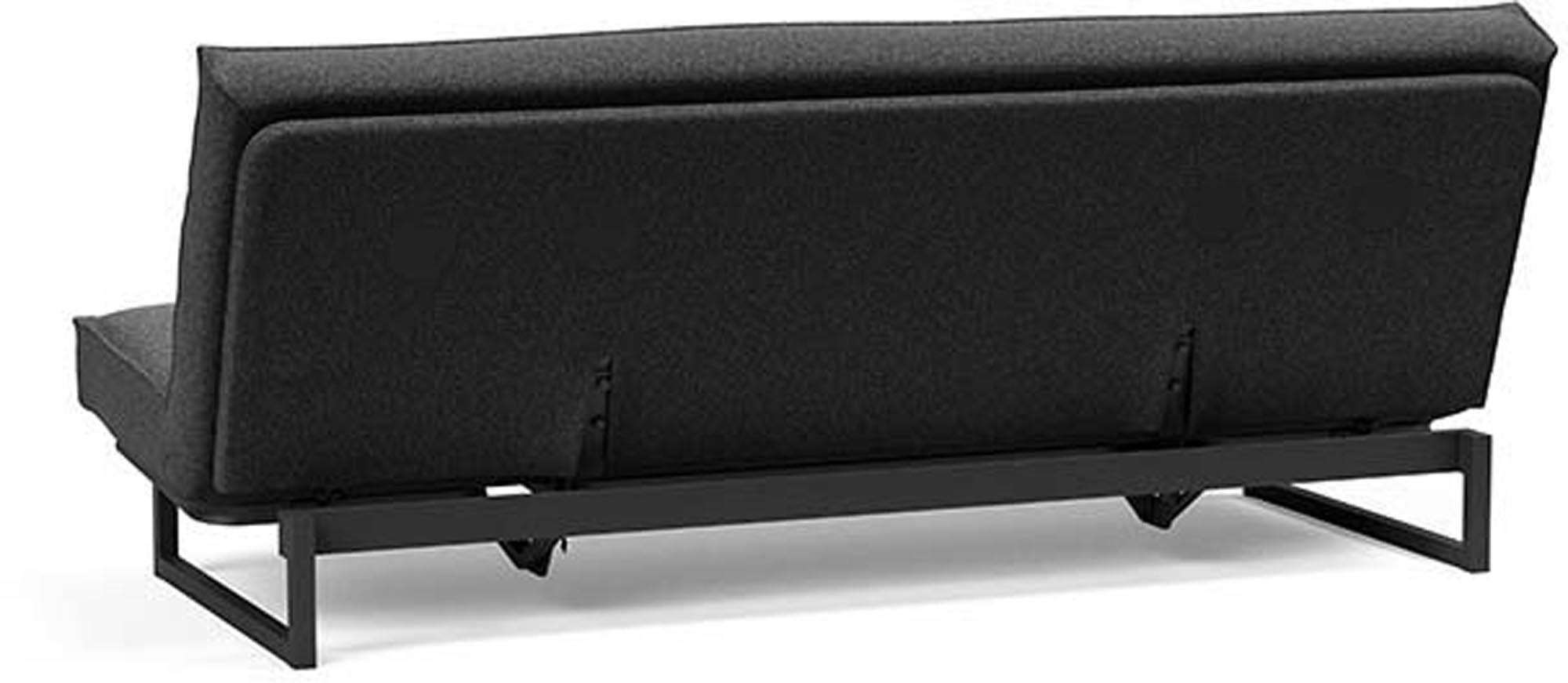 Erleben Sie das Fraction 120 Bettsofa Sharp Plus Cover von Innovation Living – ein modernes, funktionales Sofa, das sich ideal für kleine Räume eignet.