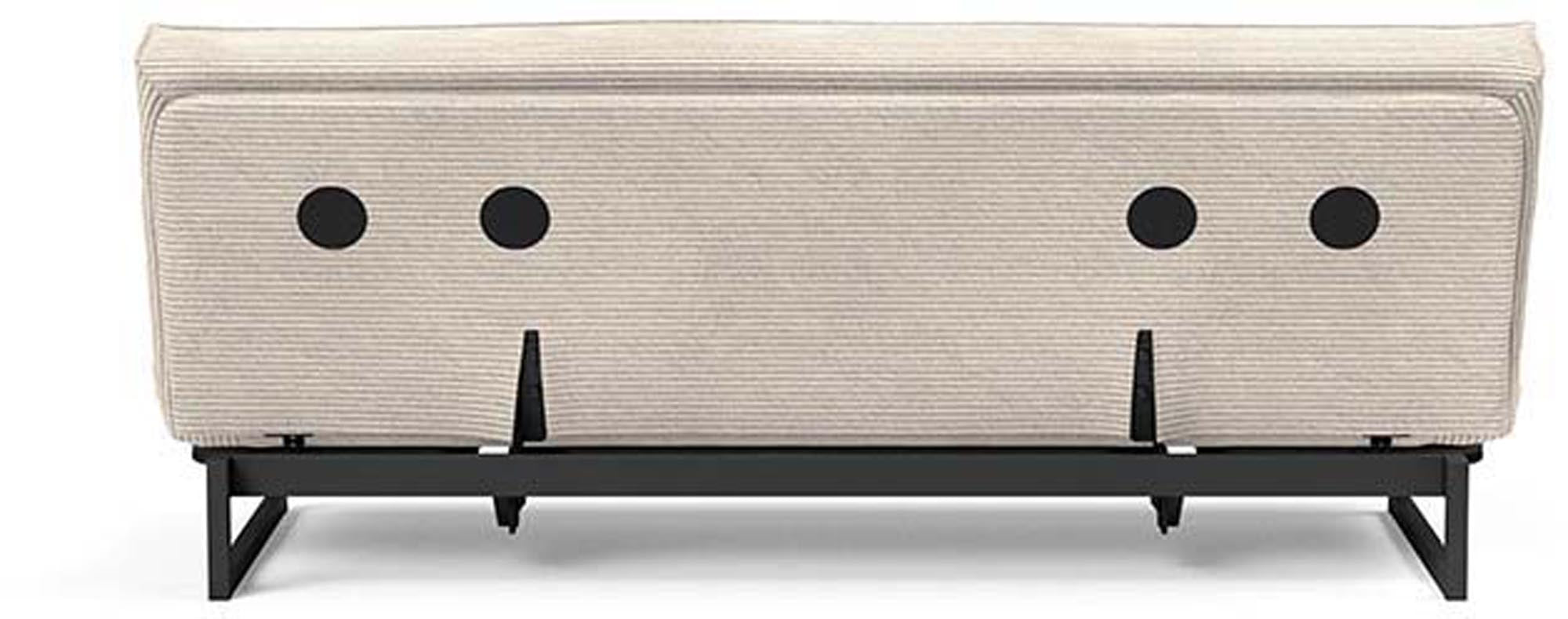 Entdecken Sie das Fraction 120 Bettsofa Sharp Plus Cover von Innovation Living – stilvoll, platzsparend und perfekt für Ihr Zuhause.