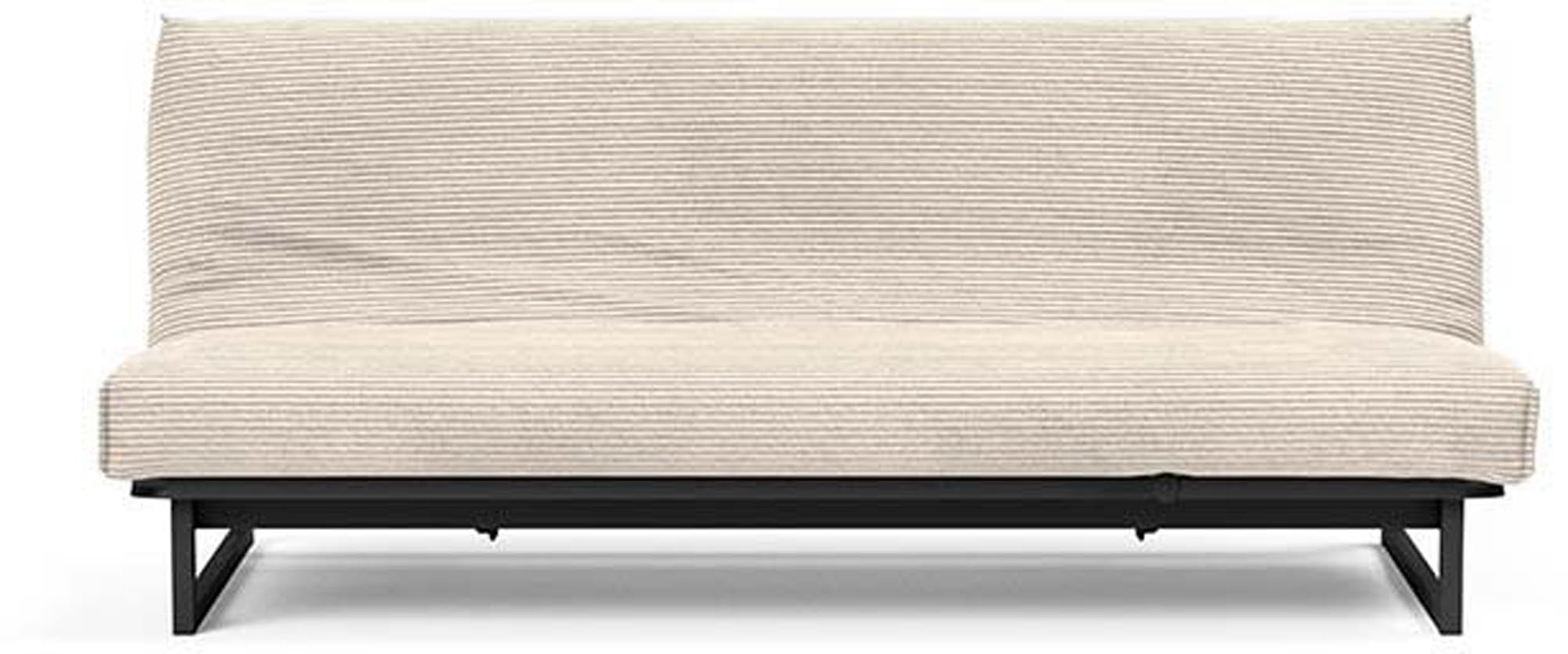 Entdecken Sie das Fraction 120 Bettsofa Nordic Cover von Innovation Living: stilvolles, funktionales Design und eine bequeme Soft Spring-Matratze für jeden Raum.